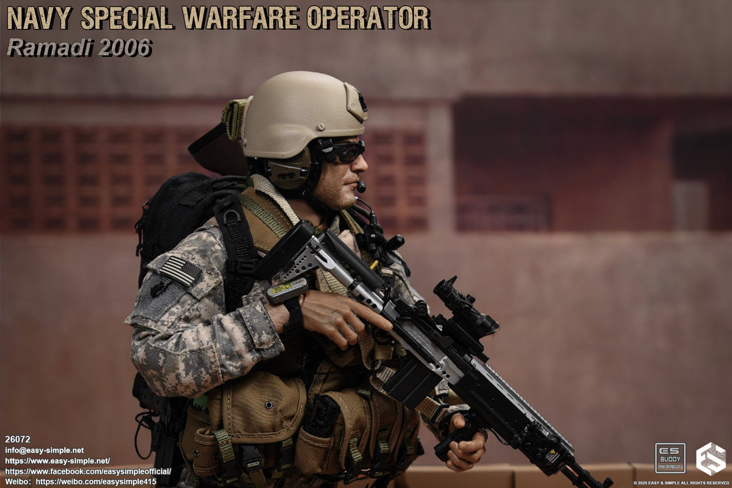 1:6 scale Easy & Simple 26072 NAVY SPECIAL WARFARE OPERATOR Ramadi 2006 (PRE-ORDER)