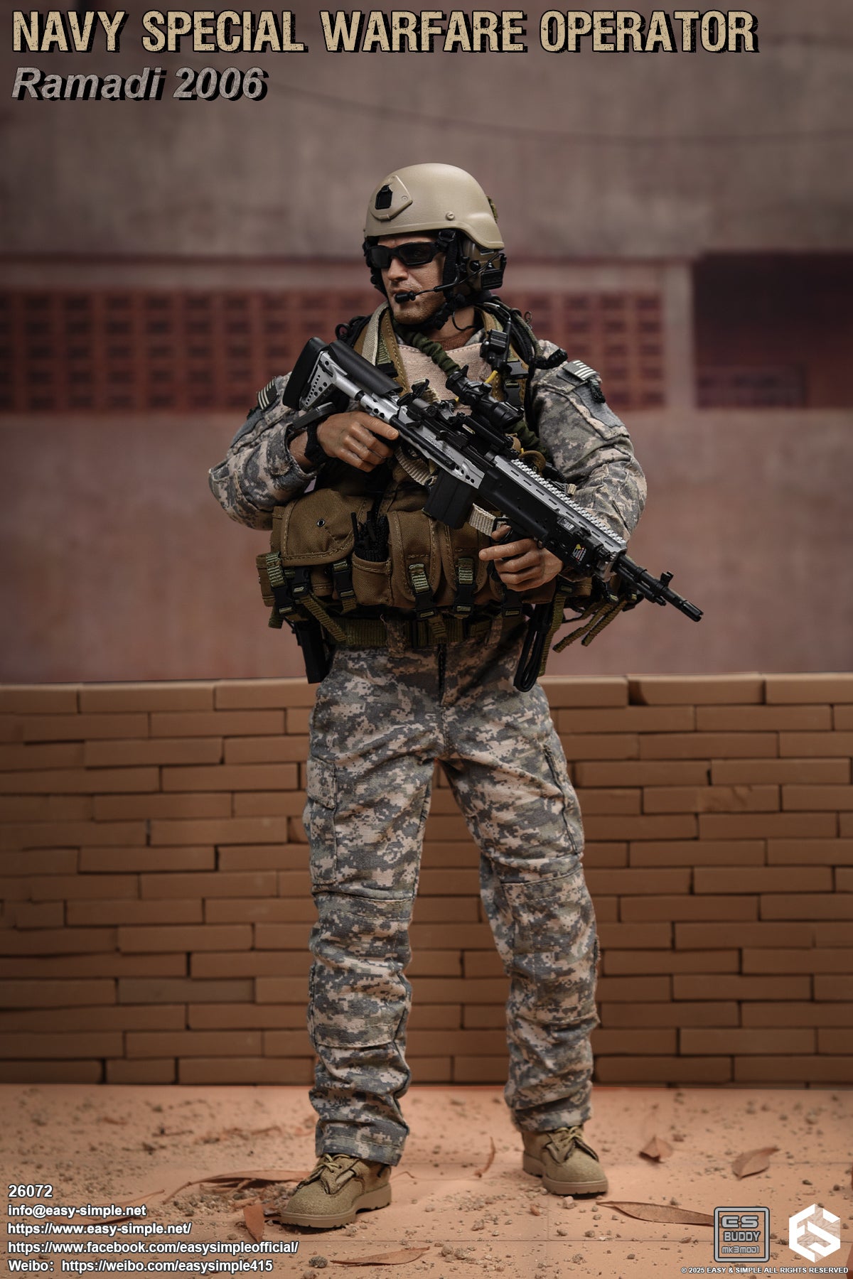 1:6 scale Easy & Simple 26072 NAVY SPECIAL WARFARE OPERATOR Ramadi 2006 (PRE-ORDER)