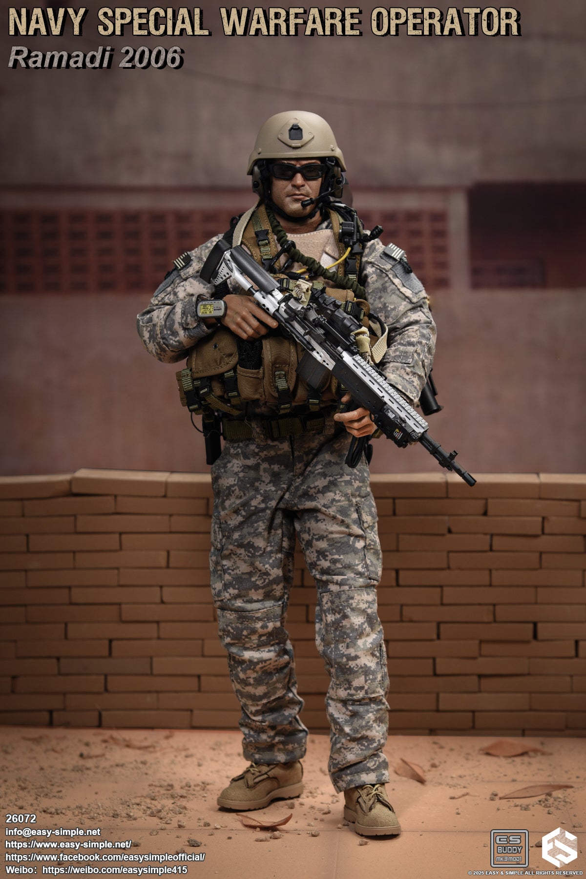 1:6 scale Easy & Simple 26072 NAVY SPECIAL WARFARE OPERATOR Ramadi 2006 (PRE-ORDER)