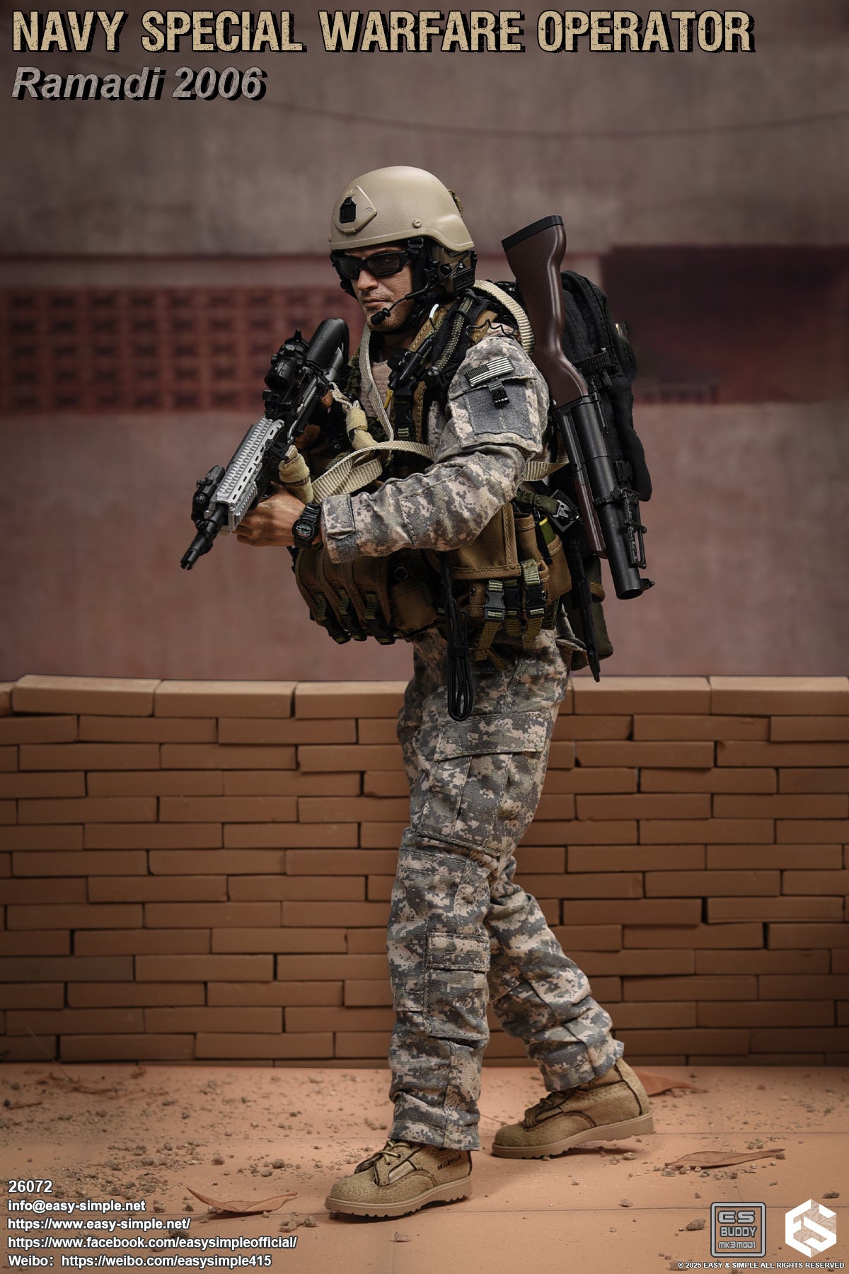 1:6 scale Easy & Simple 26072 NAVY SPECIAL WARFARE OPERATOR Ramadi 2006 (PRE-ORDER)