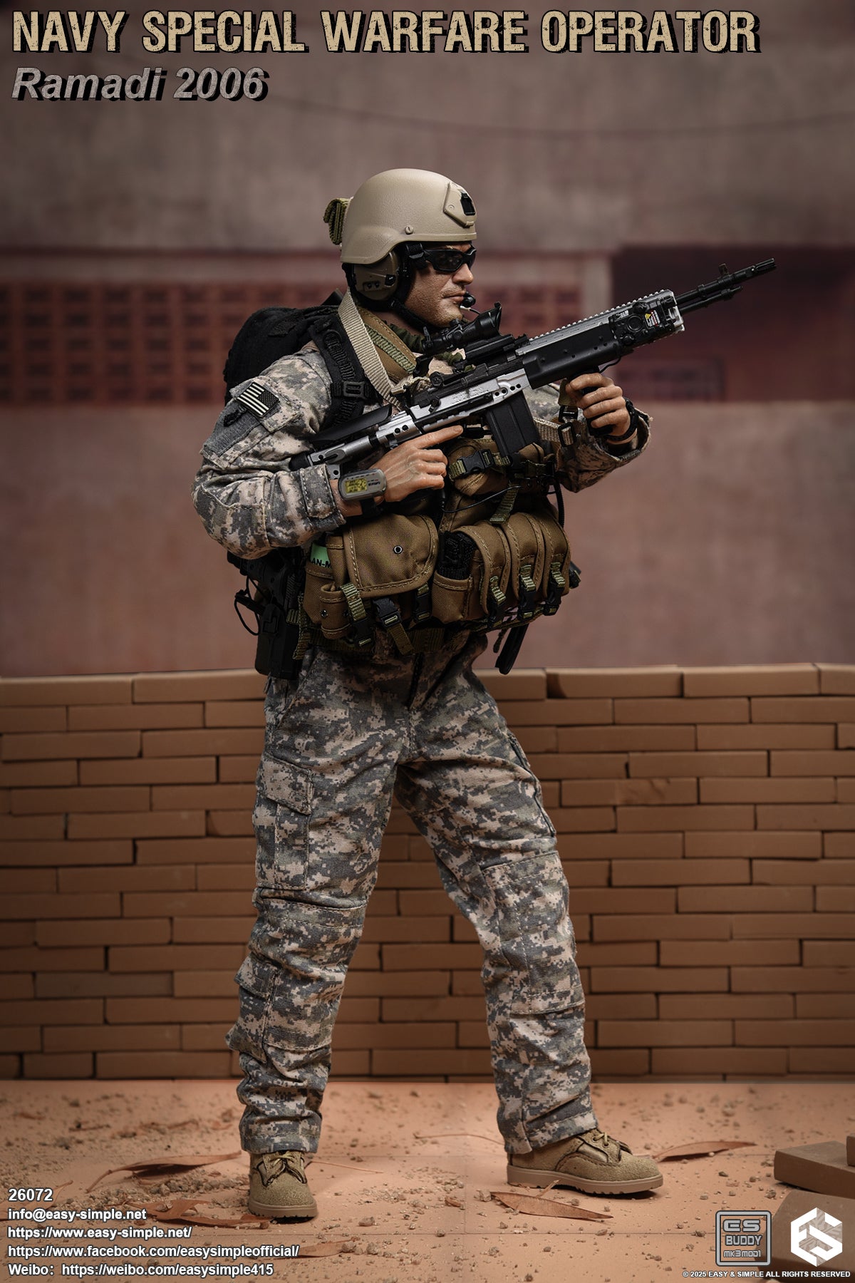 1:6 scale Easy & Simple 26072 NAVY SPECIAL WARFARE OPERATOR Ramadi 2006 (PRE-ORDER)