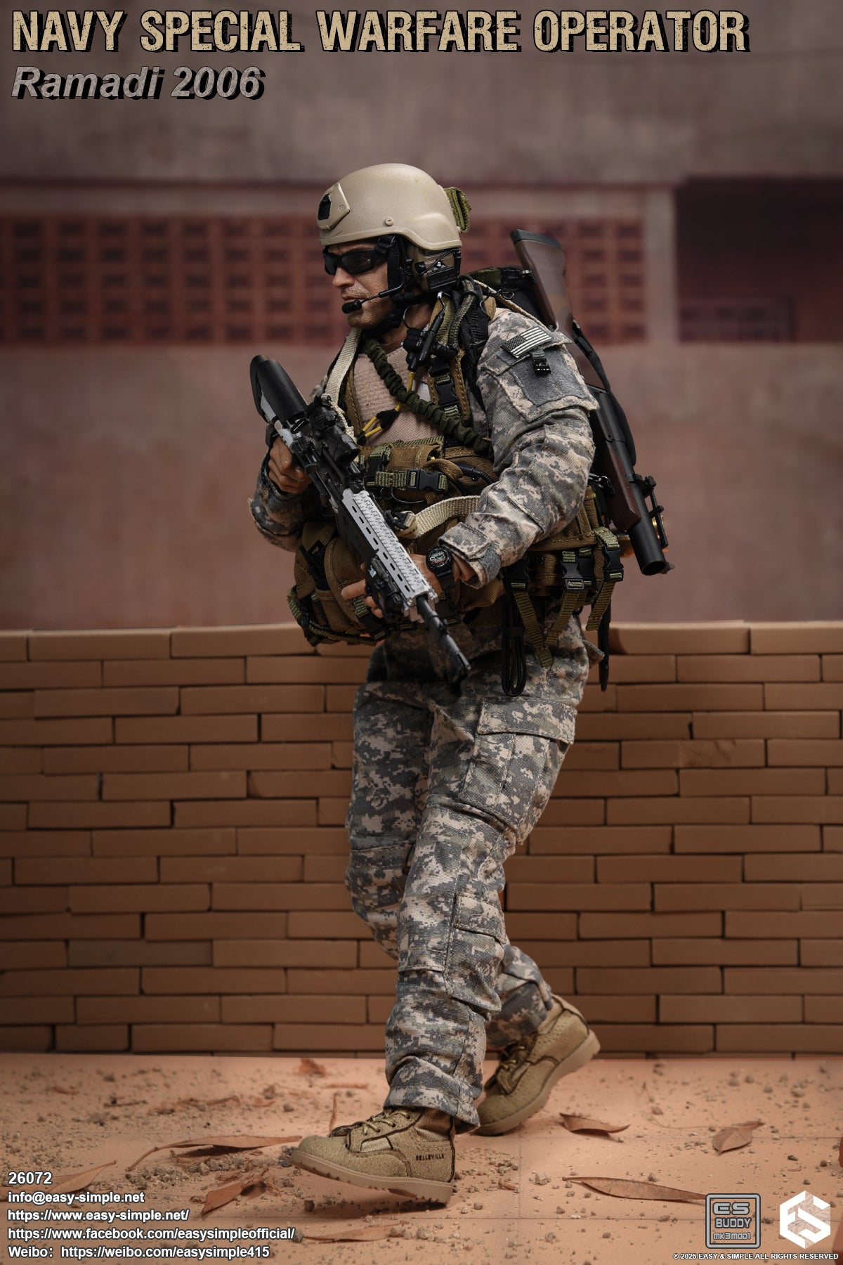 1:6 scale Easy & Simple 26072 NAVY SPECIAL WARFARE OPERATOR Ramadi 2006 (PRE-ORDER)