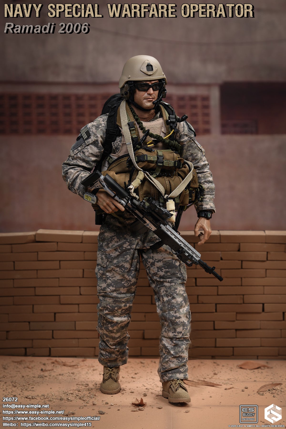 1:6 scale Easy & Simple 26072 NAVY SPECIAL WARFARE OPERATOR Ramadi 2006 (PRE-ORDER)