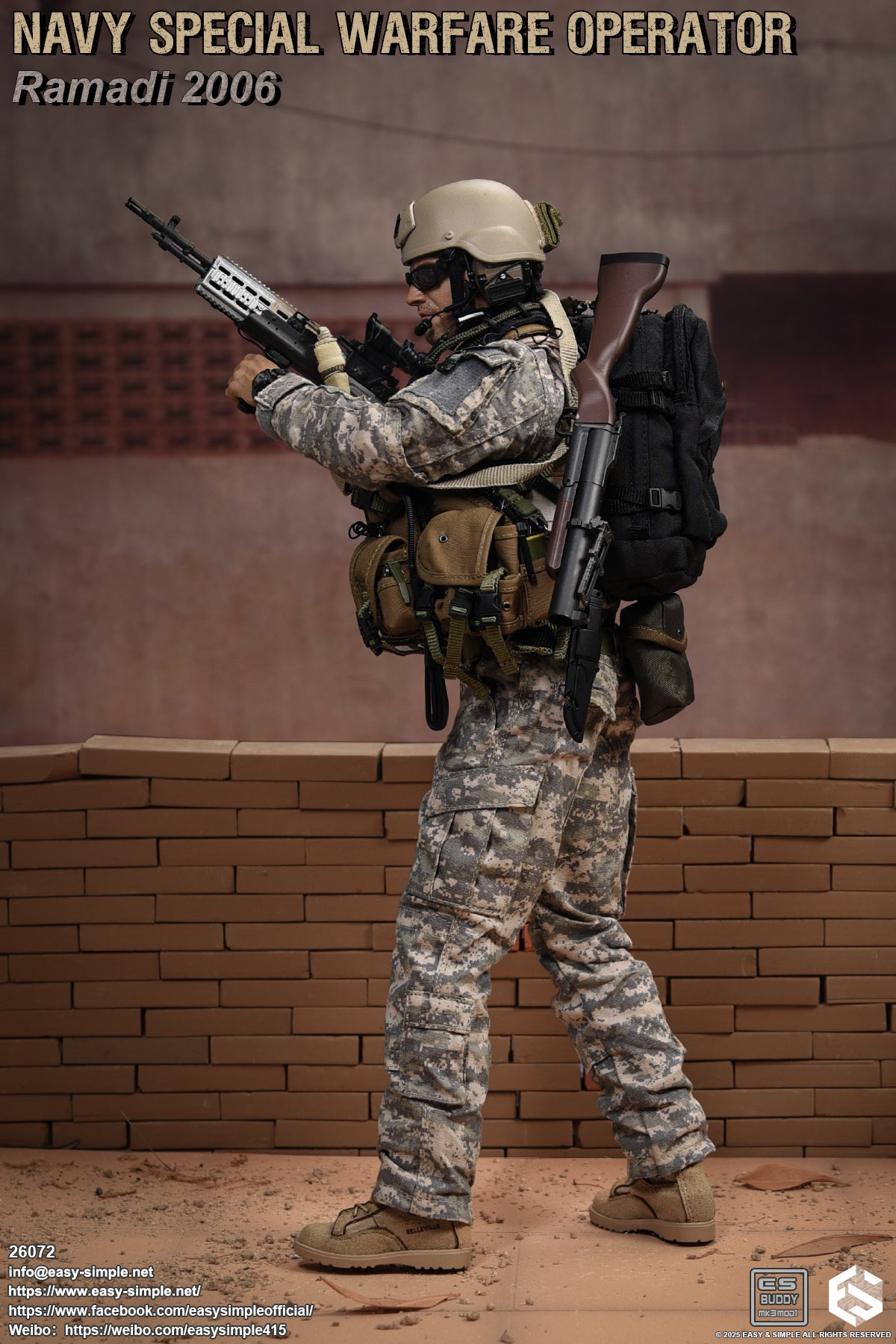 1:6 scale Easy & Simple 26072 NAVY SPECIAL WARFARE OPERATOR Ramadi 2006 (PRE-ORDER)