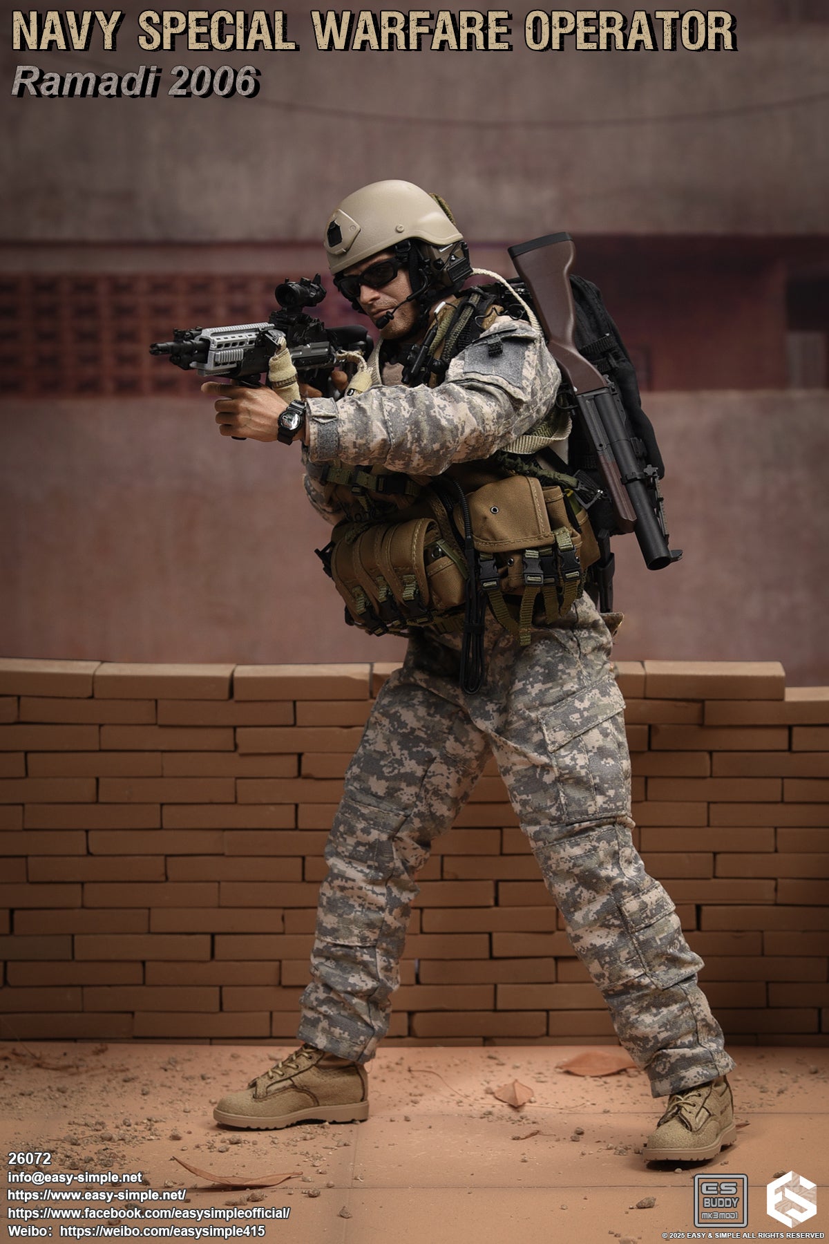1:6 scale Easy & Simple 26072 NAVY SPECIAL WARFARE OPERATOR Ramadi 2006 (PRE-ORDER)
