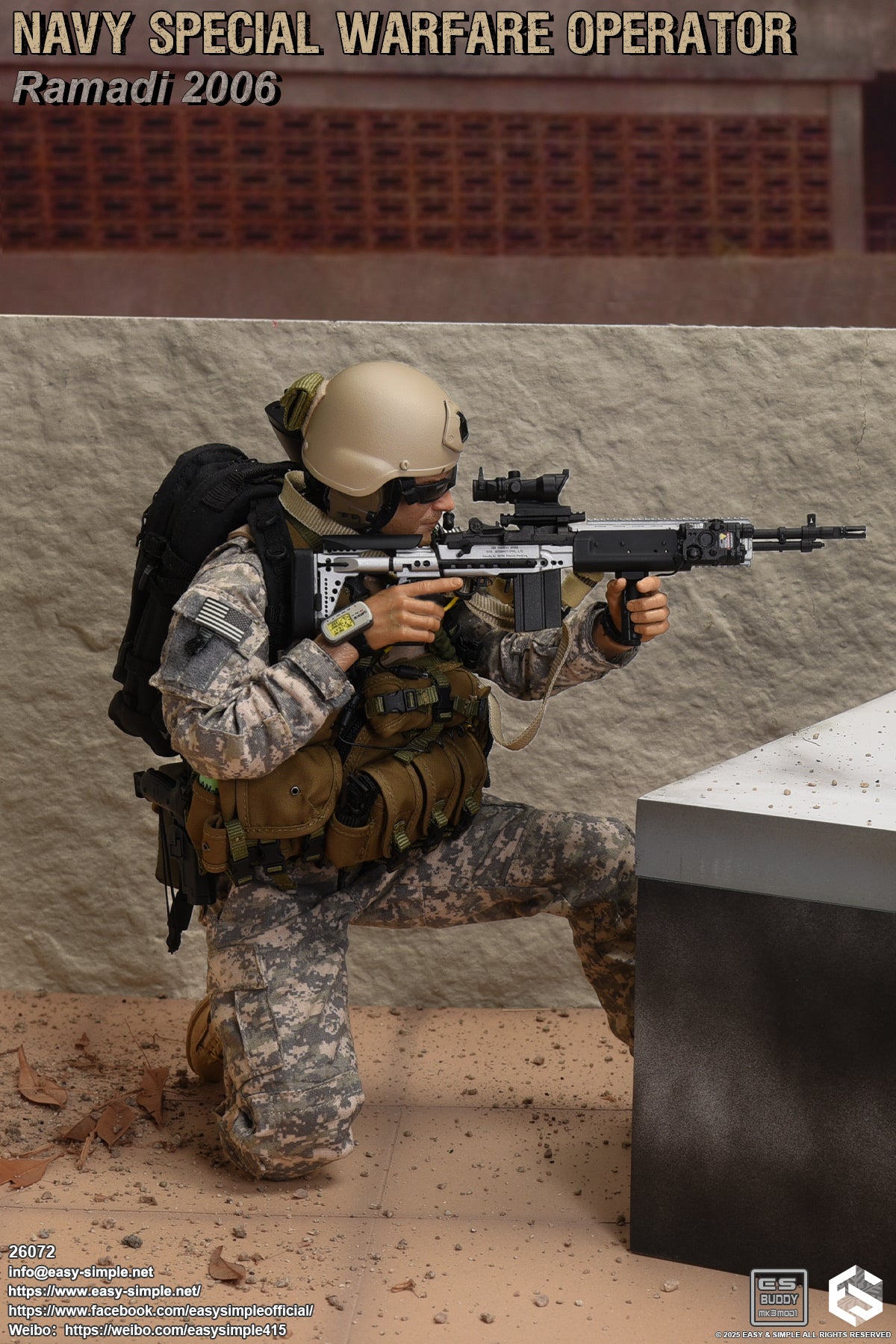 1:6 scale Easy & Simple 26072 NAVY SPECIAL WARFARE OPERATOR Ramadi 2006 (PRE-ORDER)