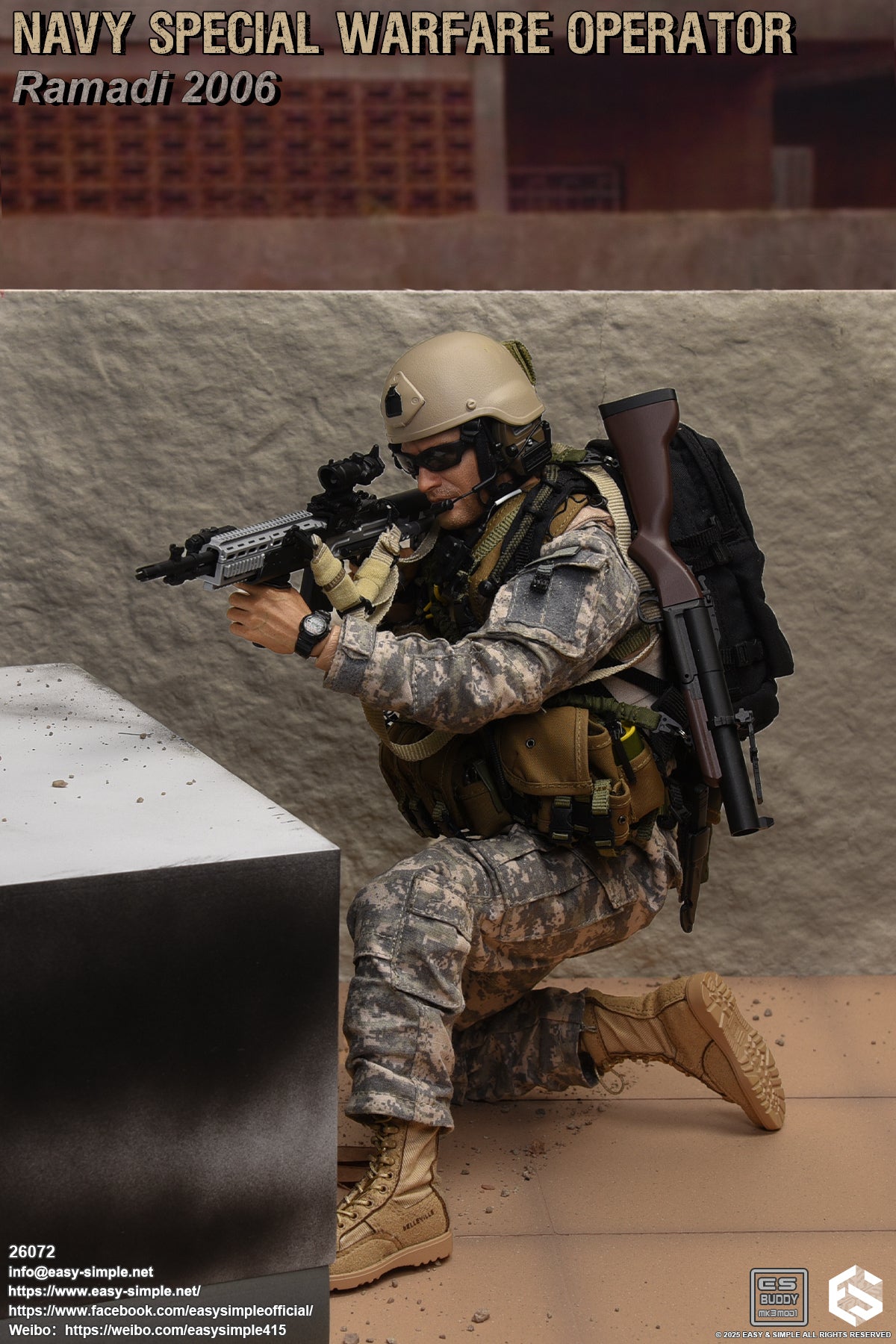 1:6 scale Easy & Simple 26072 NAVY SPECIAL WARFARE OPERATOR Ramadi 2006 (PRE-ORDER)