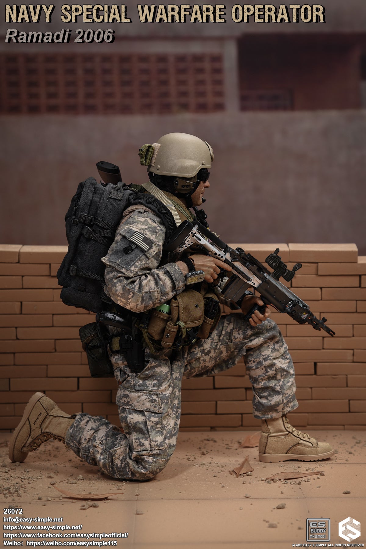 1:6 scale Easy & Simple 26072 NAVY SPECIAL WARFARE OPERATOR Ramadi 2006 (PRE-ORDER)