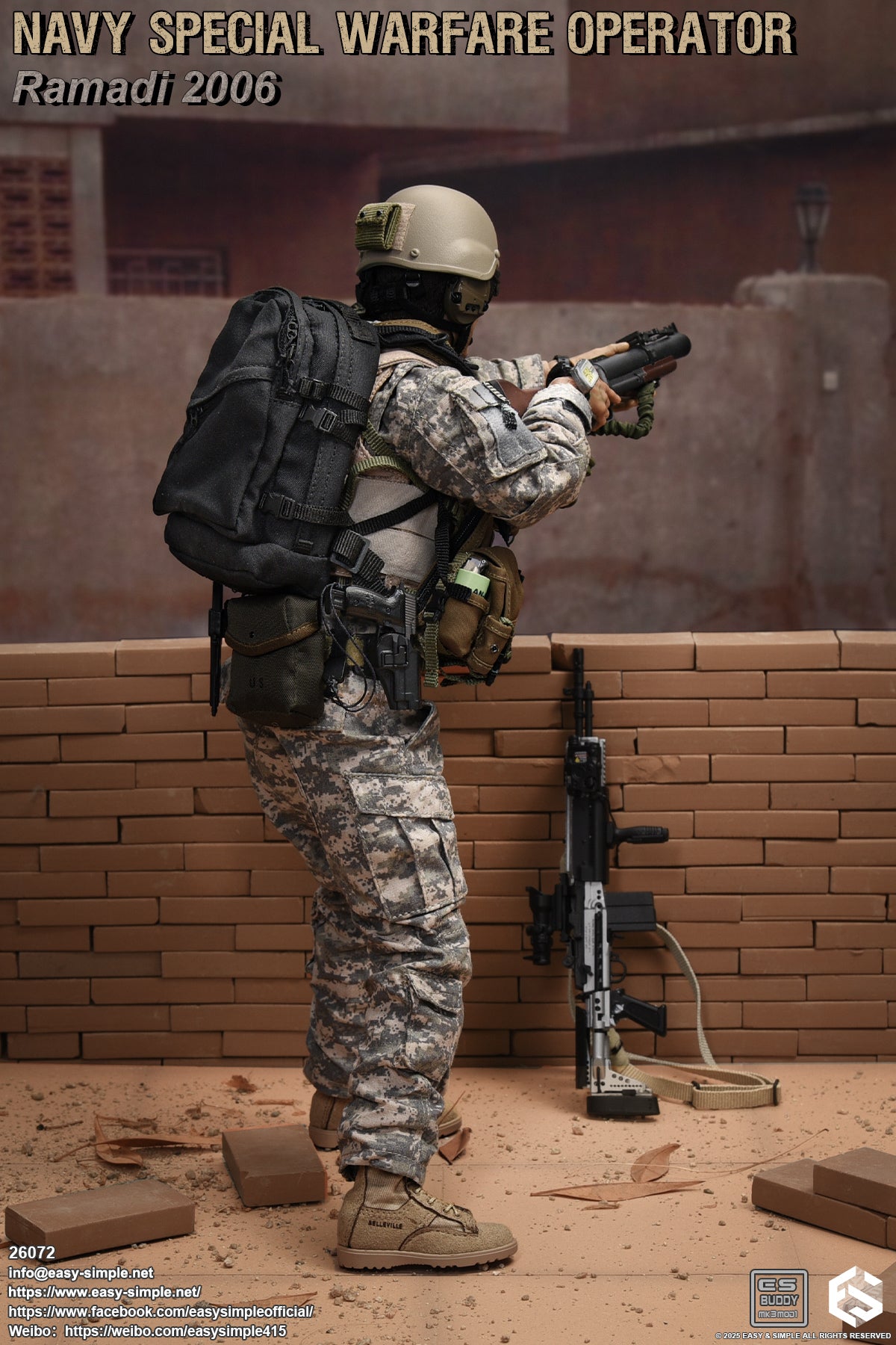 1:6 scale Easy & Simple 26072 NAVY SPECIAL WARFARE OPERATOR Ramadi 2006 (PRE-ORDER)