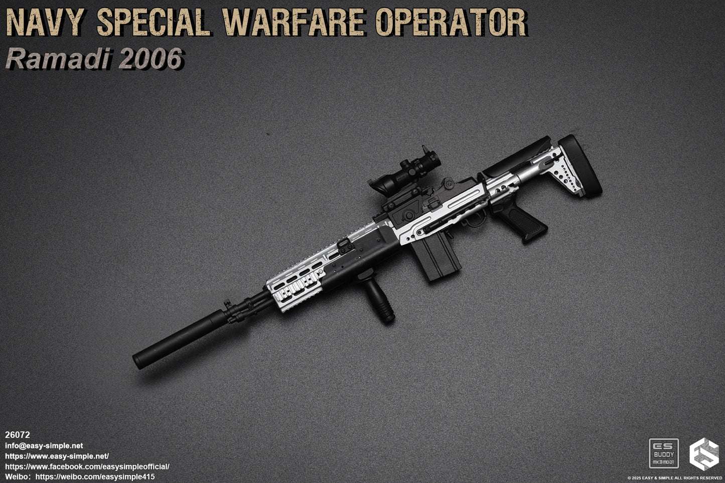 1:6 scale Easy & Simple 26072 NAVY SPECIAL WARFARE OPERATOR Ramadi 2006 (PRE-ORDER)