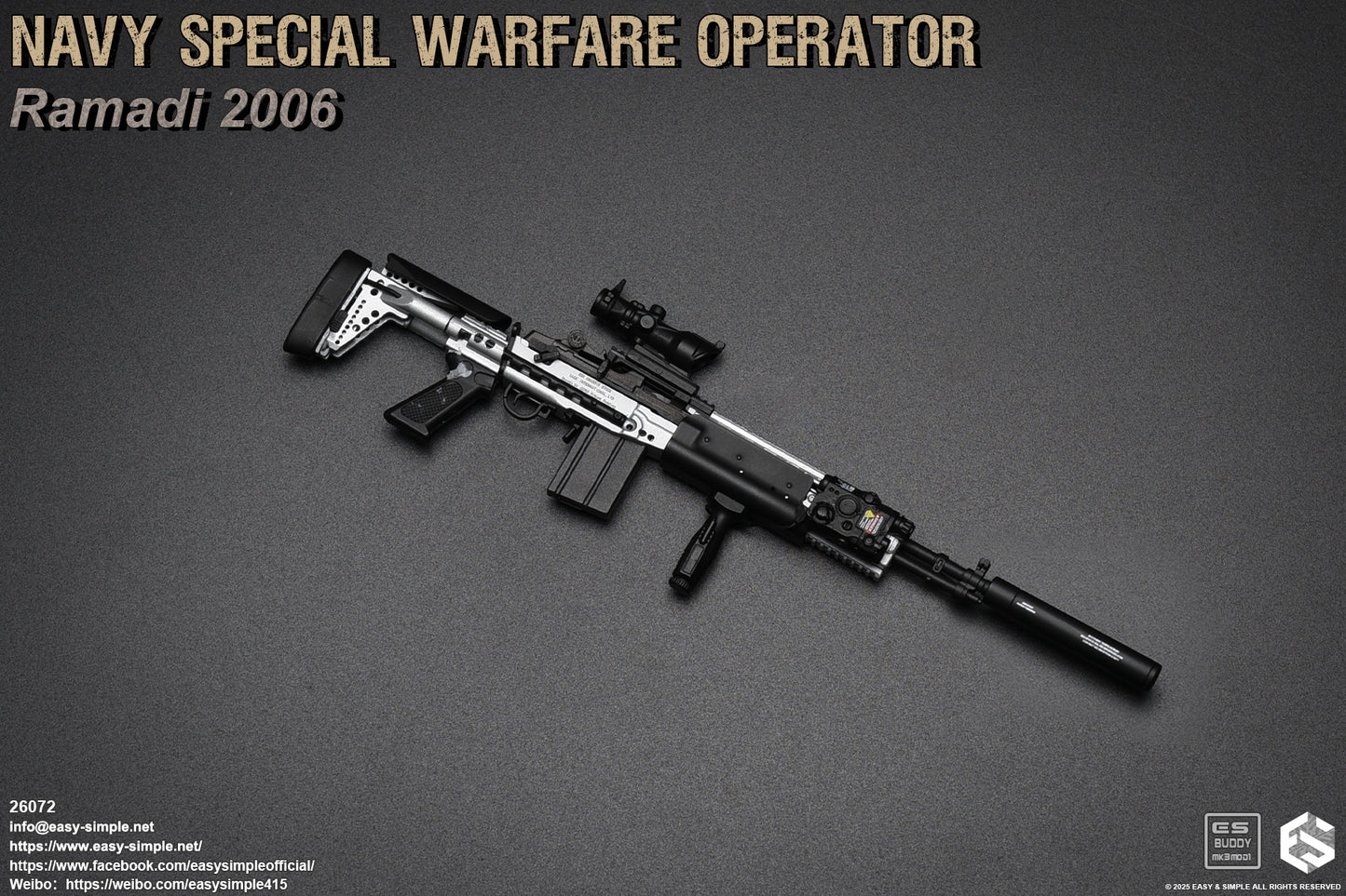 1:6 scale Easy & Simple 26072 NAVY SPECIAL WARFARE OPERATOR Ramadi 2006 (PRE-ORDER)