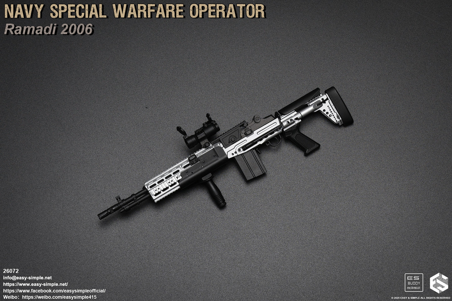 1:6 scale Easy & Simple 26072 NAVY SPECIAL WARFARE OPERATOR Ramadi 2006 (PRE-ORDER)