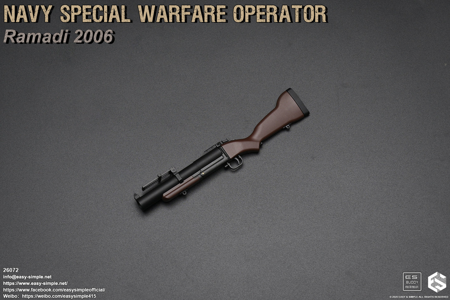 1:6 scale Easy & Simple 26072 NAVY SPECIAL WARFARE OPERATOR Ramadi 2006 (PRE-ORDER)