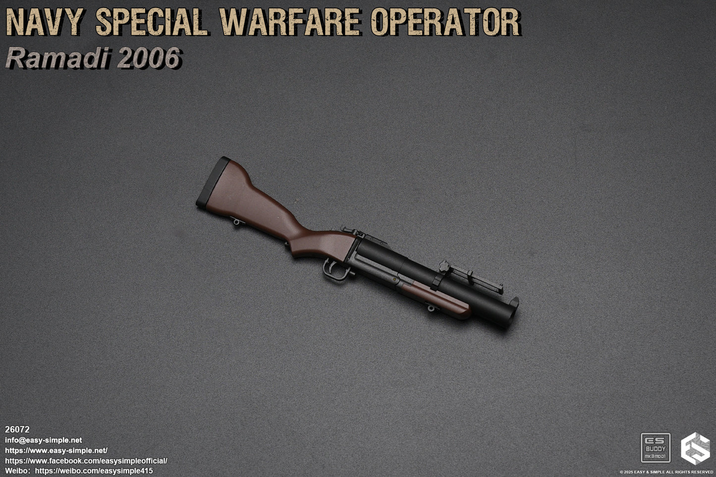 1:6 scale Easy & Simple 26072 NAVY SPECIAL WARFARE OPERATOR Ramadi 2006 (PRE-ORDER)