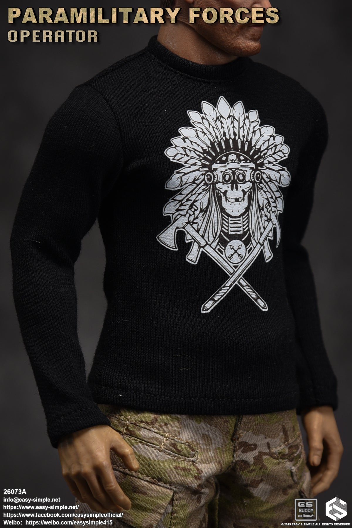 1:6 scale Easy & Simple Paramilitary Forces Operator Version A 12" Figure 26073A (PRE-ORDER)
