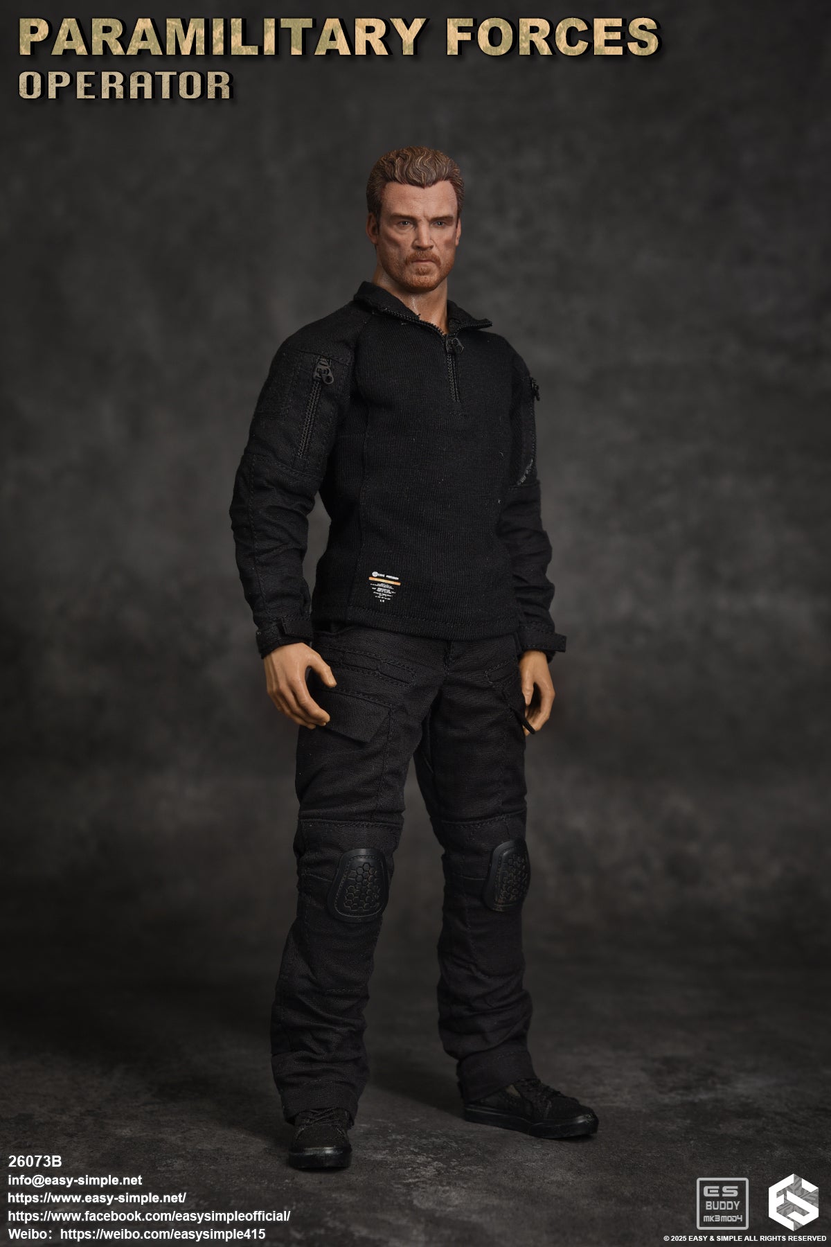 1:6 scale Easy & Simple Paramilitary Forces Operator Version B 12" Figure 26073B (PRE-ORDER)