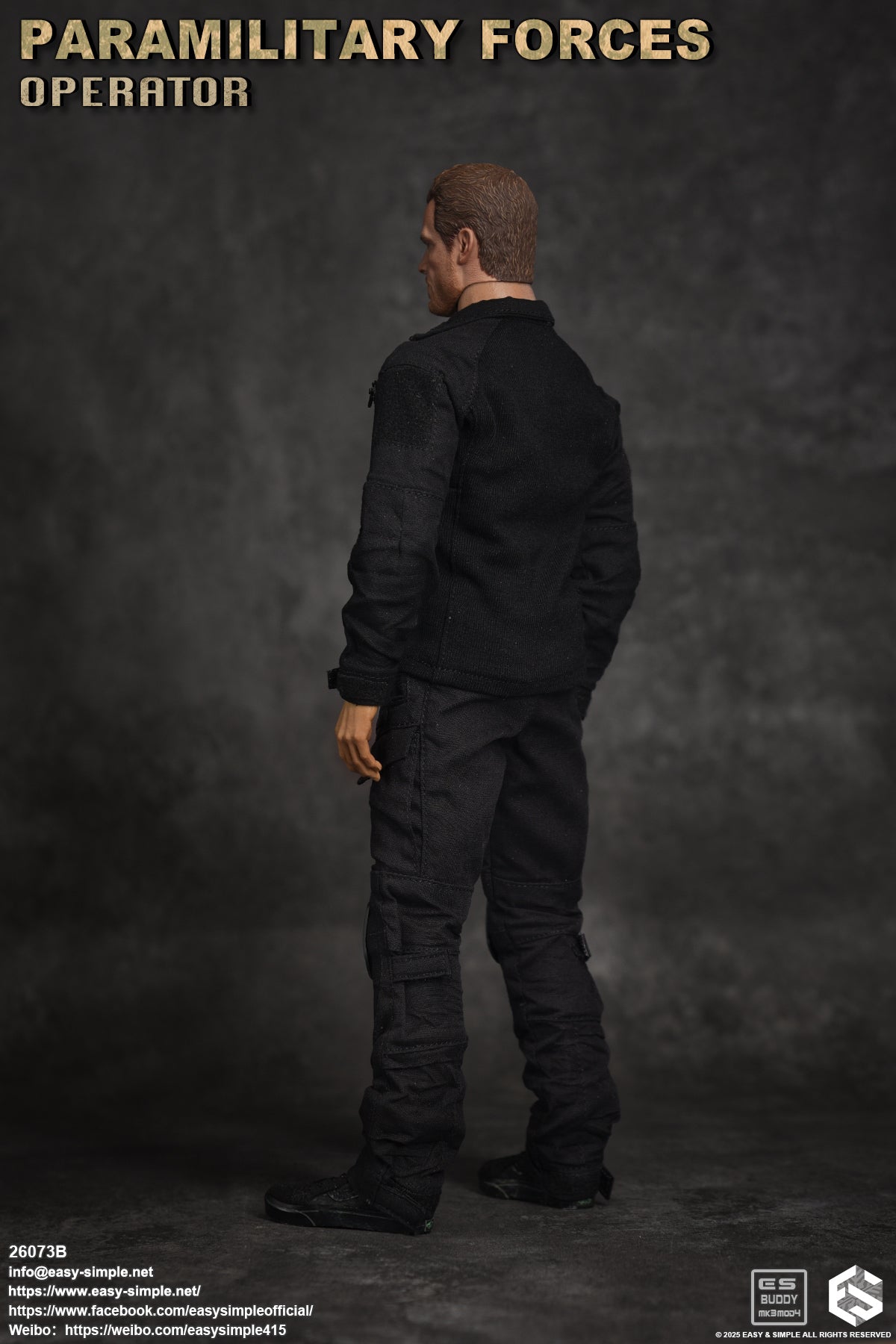 1:6 scale Easy & Simple Paramilitary Forces Operator Version B 12" Figure 26073B (PRE-ORDER)