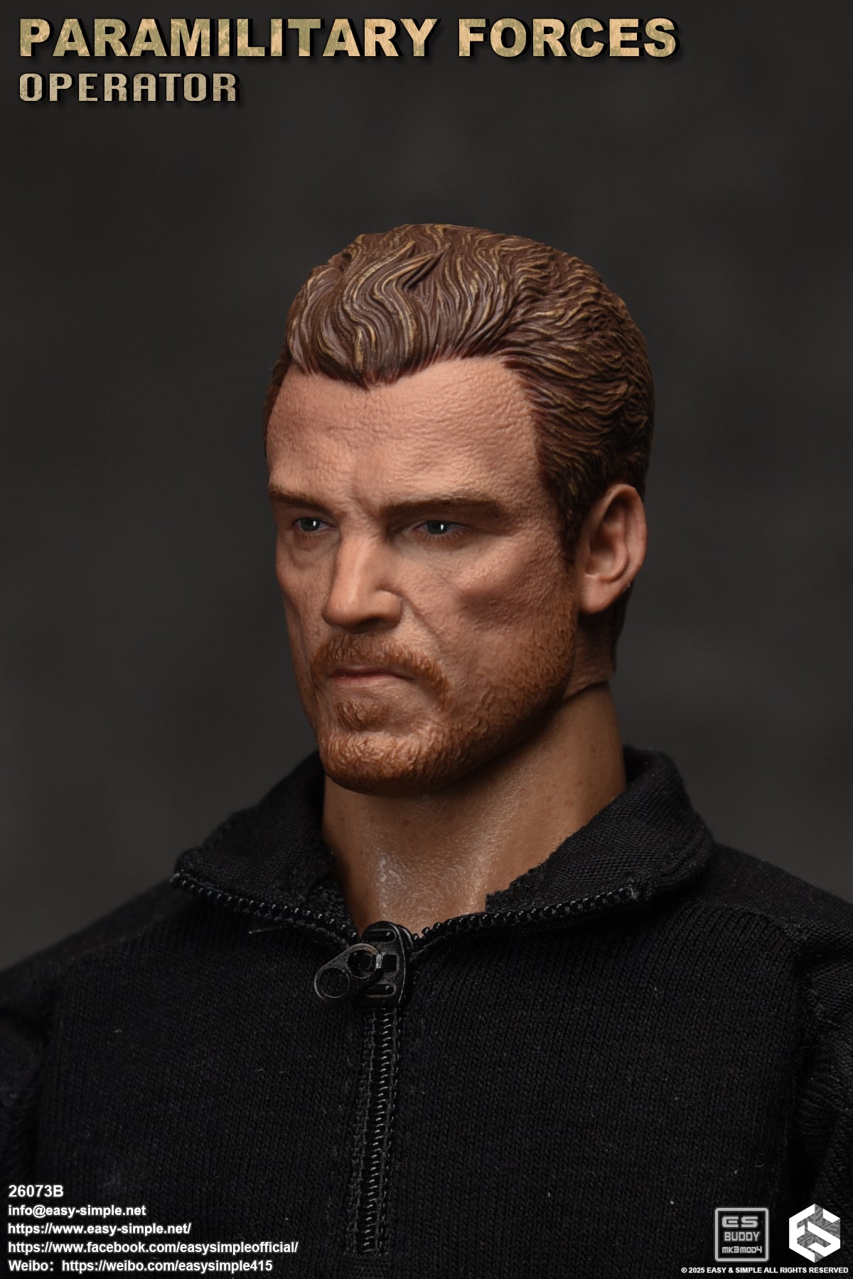 1:6 scale Easy & Simple Paramilitary Forces Operator Version B 12" Figure 26073B (PRE-ORDER)