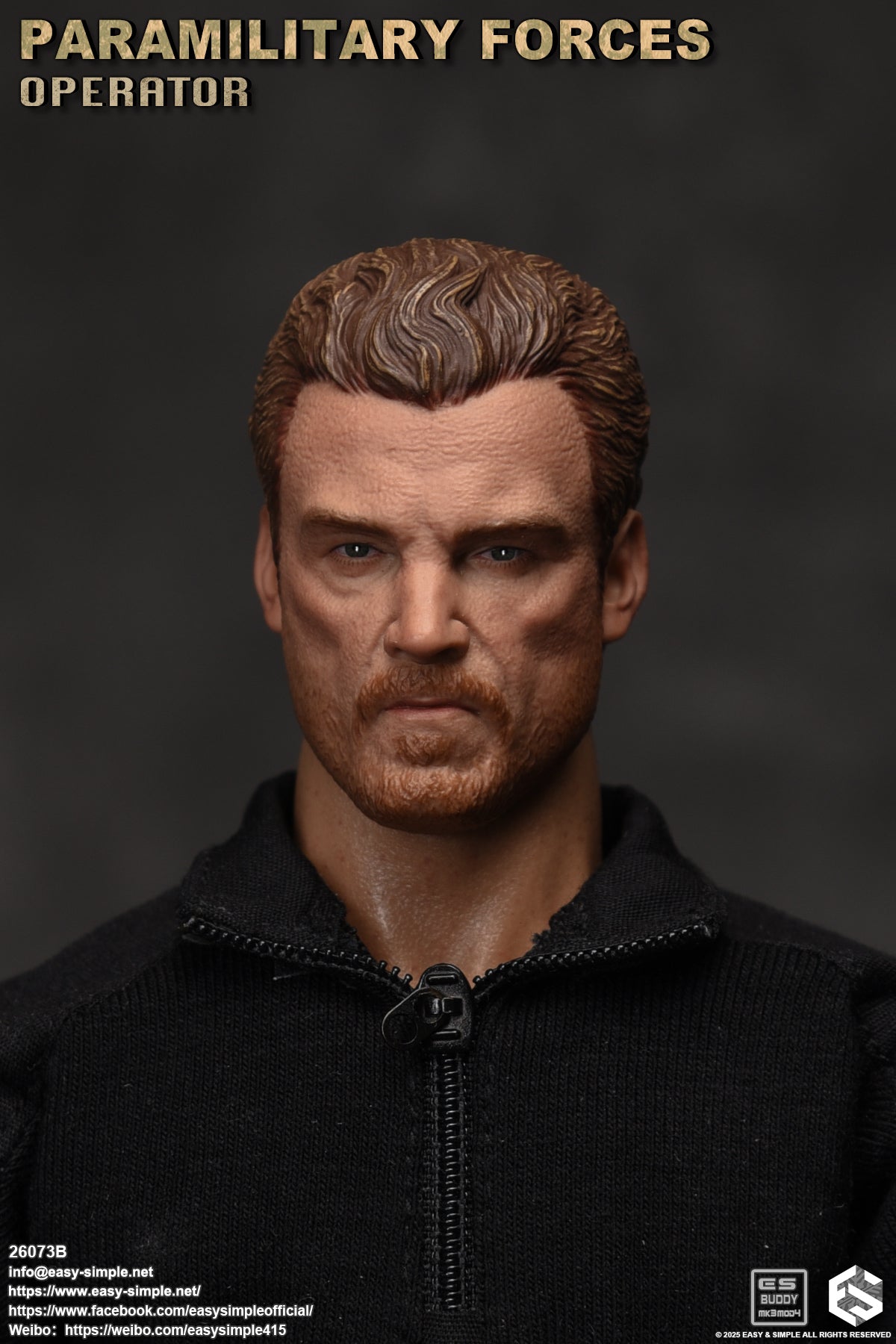 1:6 scale Easy & Simple Paramilitary Forces Operator Version B 12" Figure 26073B (PRE-ORDER)