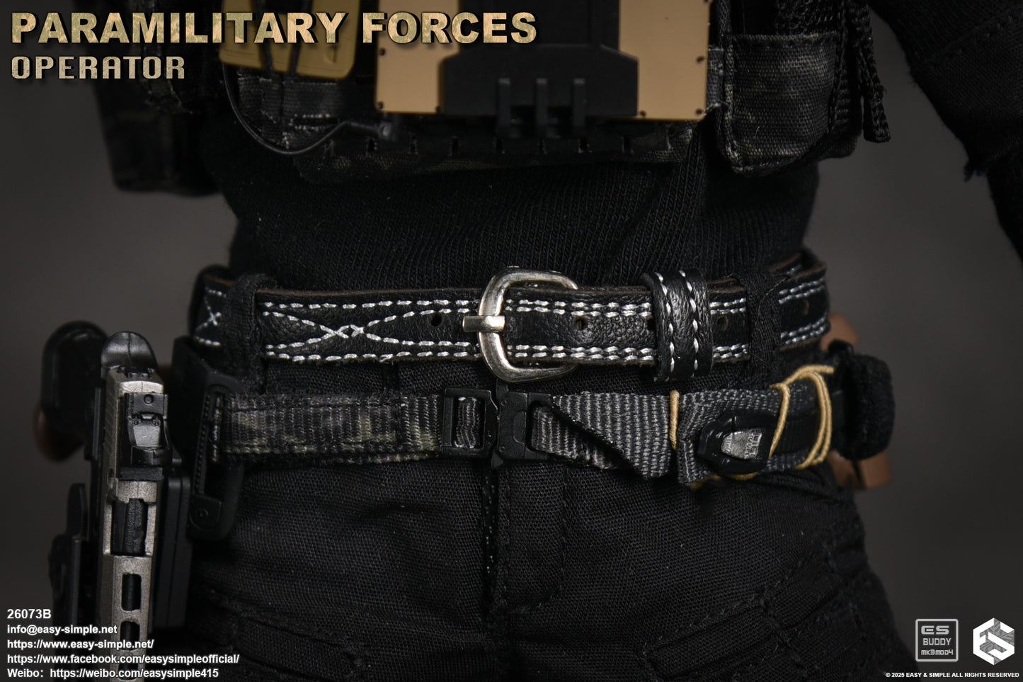 1:6 scale Easy & Simple Paramilitary Forces Operator Version B 12" Figure 26073B (PRE-ORDER)