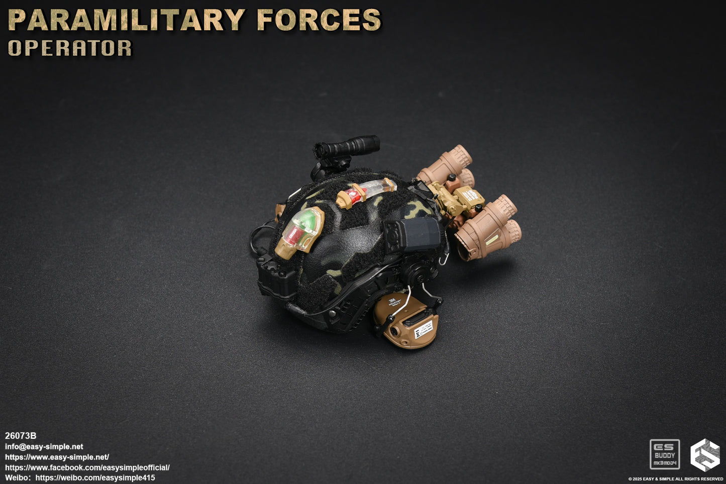 1:6 scale Easy & Simple Paramilitary Forces Operator Version B 12" Figure 26073B (PRE-ORDER)