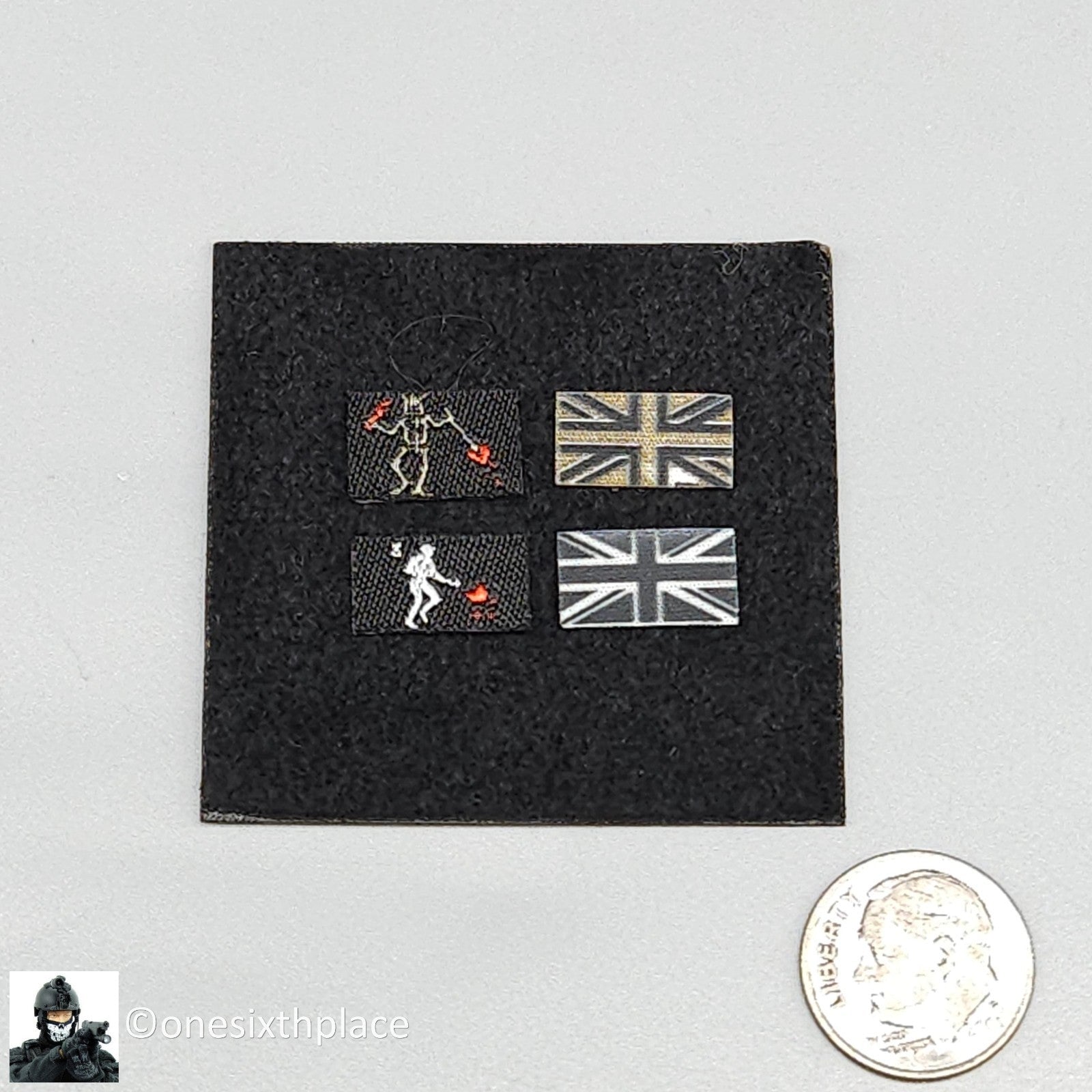 1:6 scale Easy & Simple Coalition Forces SAS Special Patches Set for 12" Figure