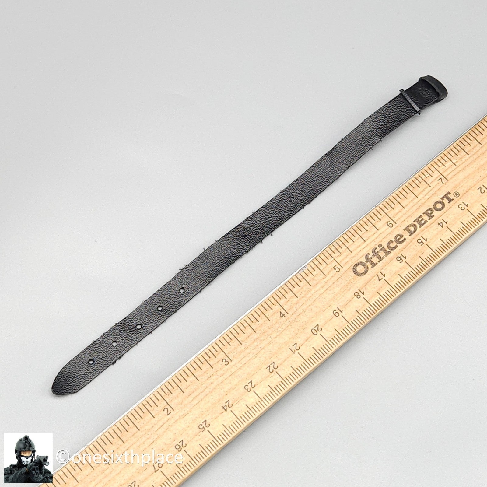 1:6 scale BBI British SAS Clark Black Leather Like Belt for 12" Figures