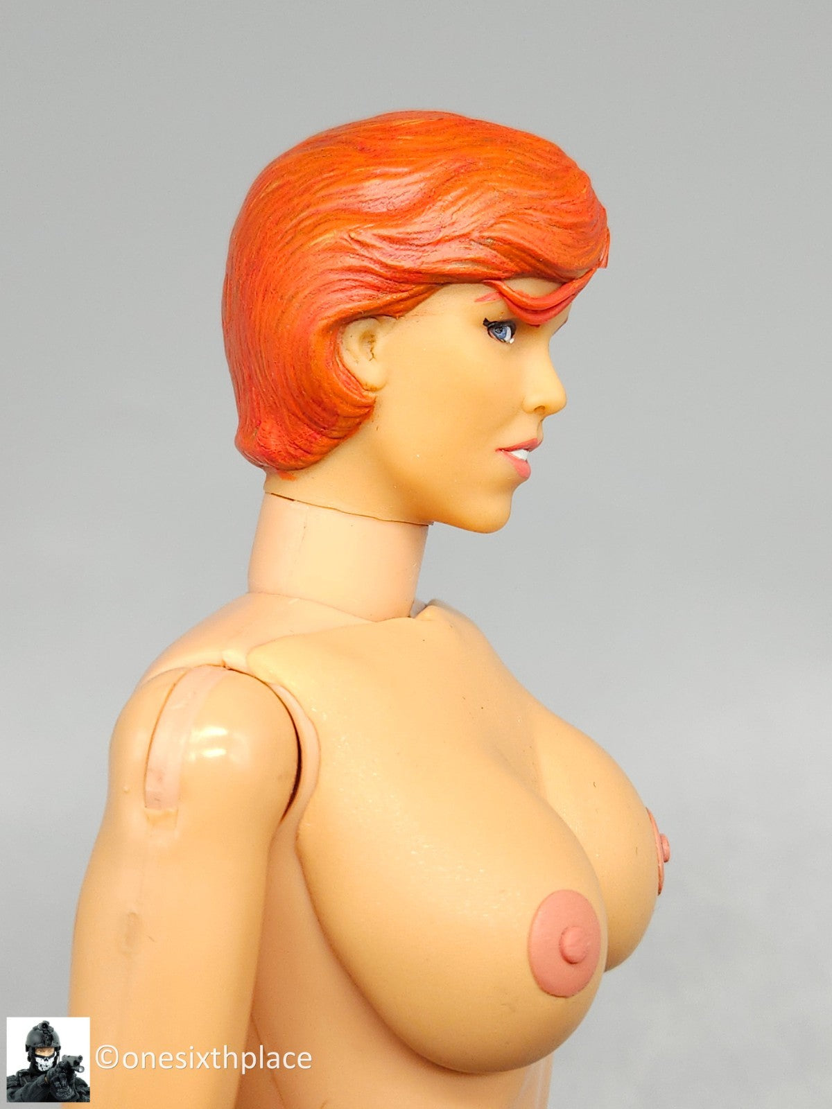 1:6 Mike T Cherry Custom GI Jane Female Body with Enhanced Bust Hair & Makeup