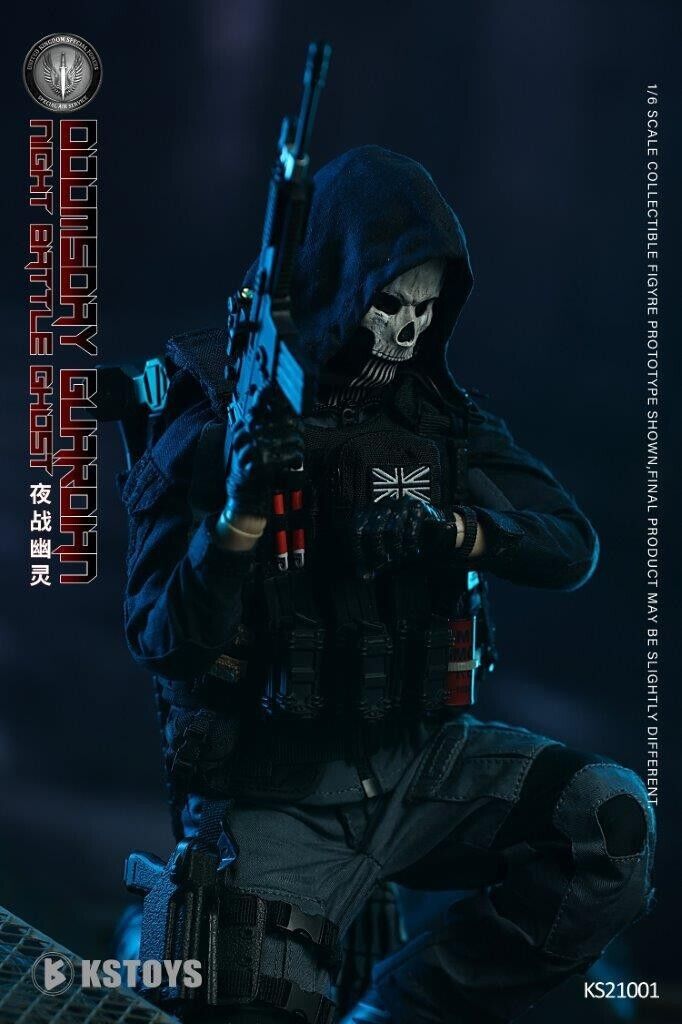 1:6 KSToys Doomsday Guardian Black Grenade Pouch for 12" Figures