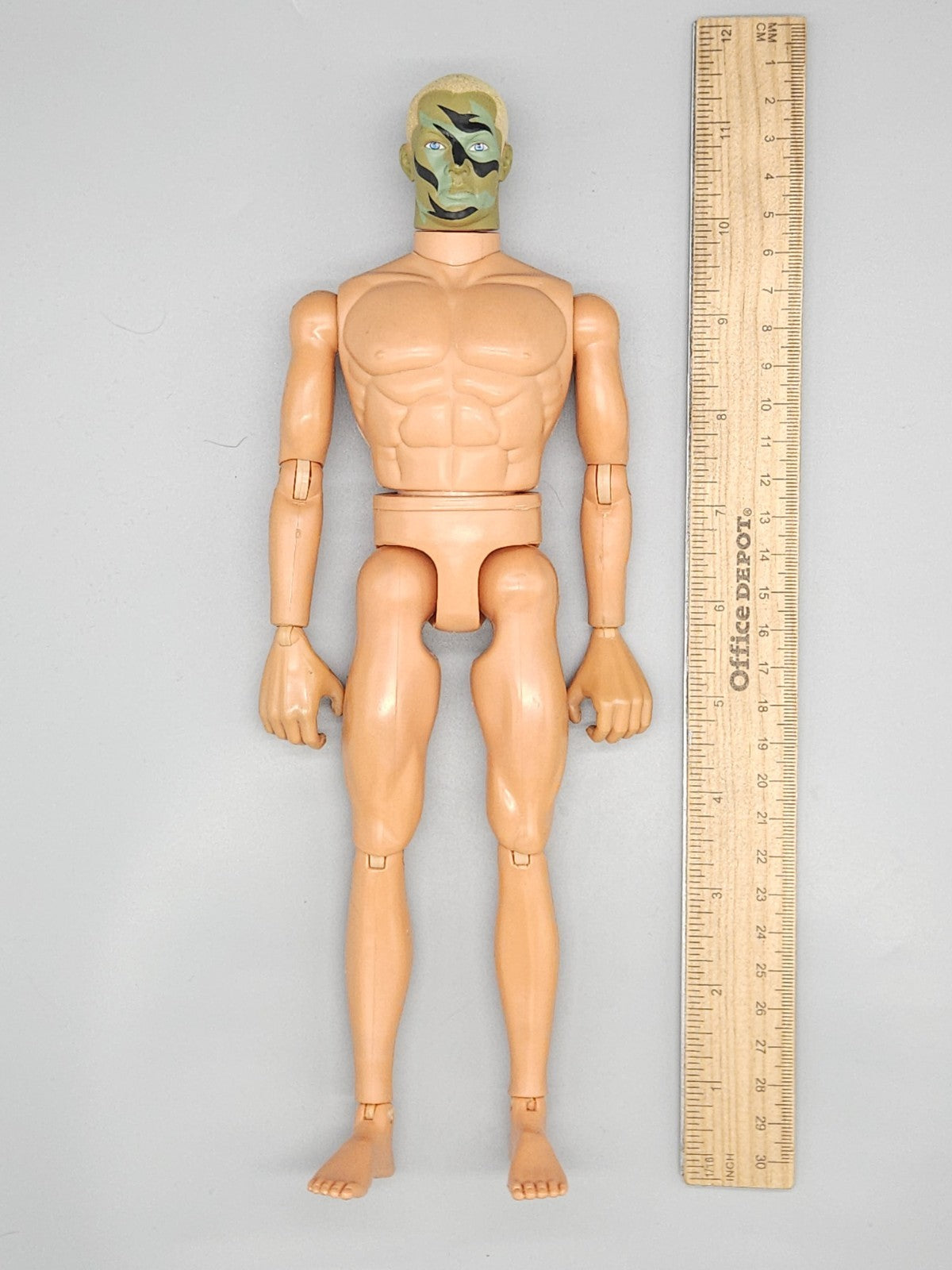 1:6 scale Hasbro GI Joe 1996 Male Body w/ Camo Face Paint 12" Figure