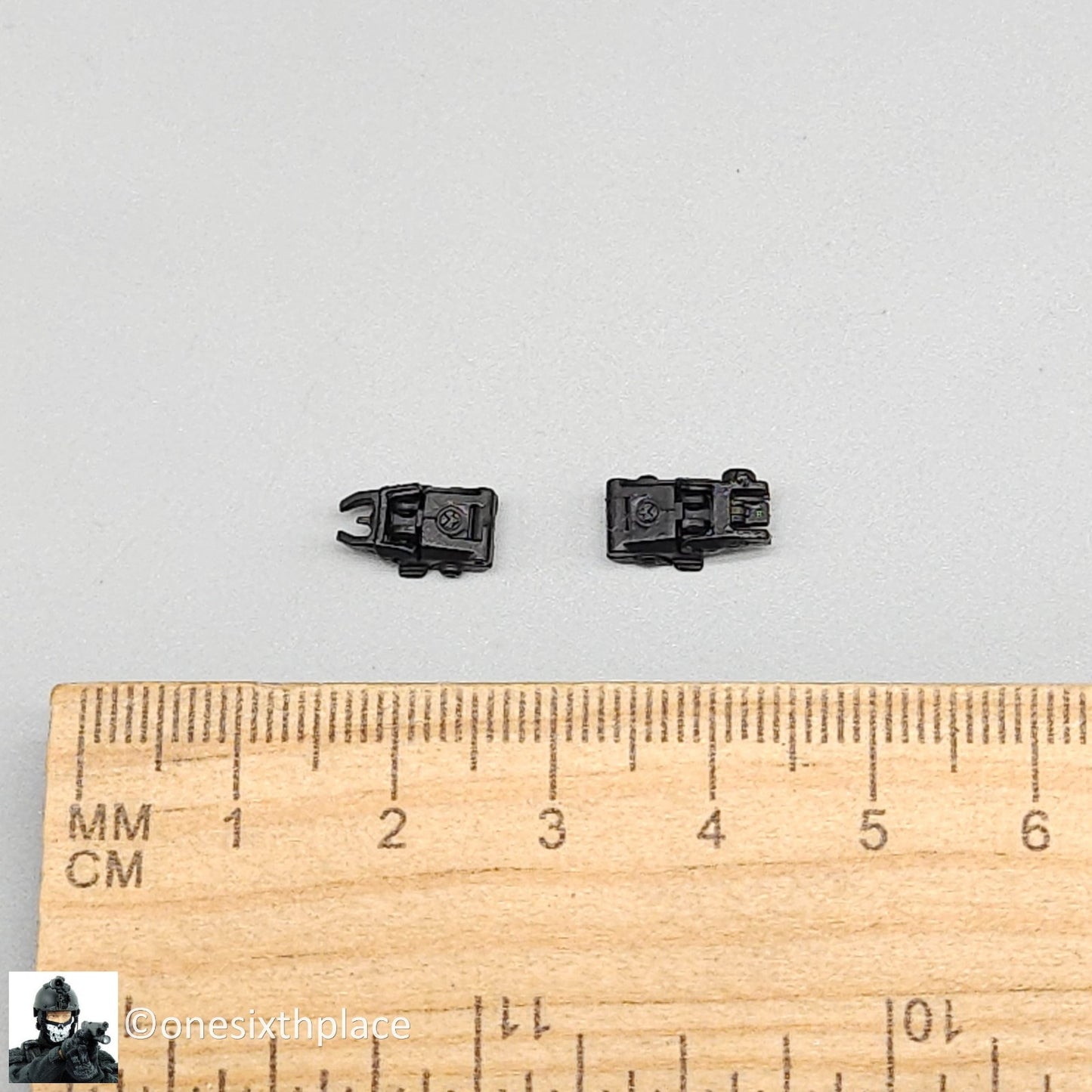 1:6 Easy & Simple PMC Backup Sights Rifle Accessory for 12" Figures