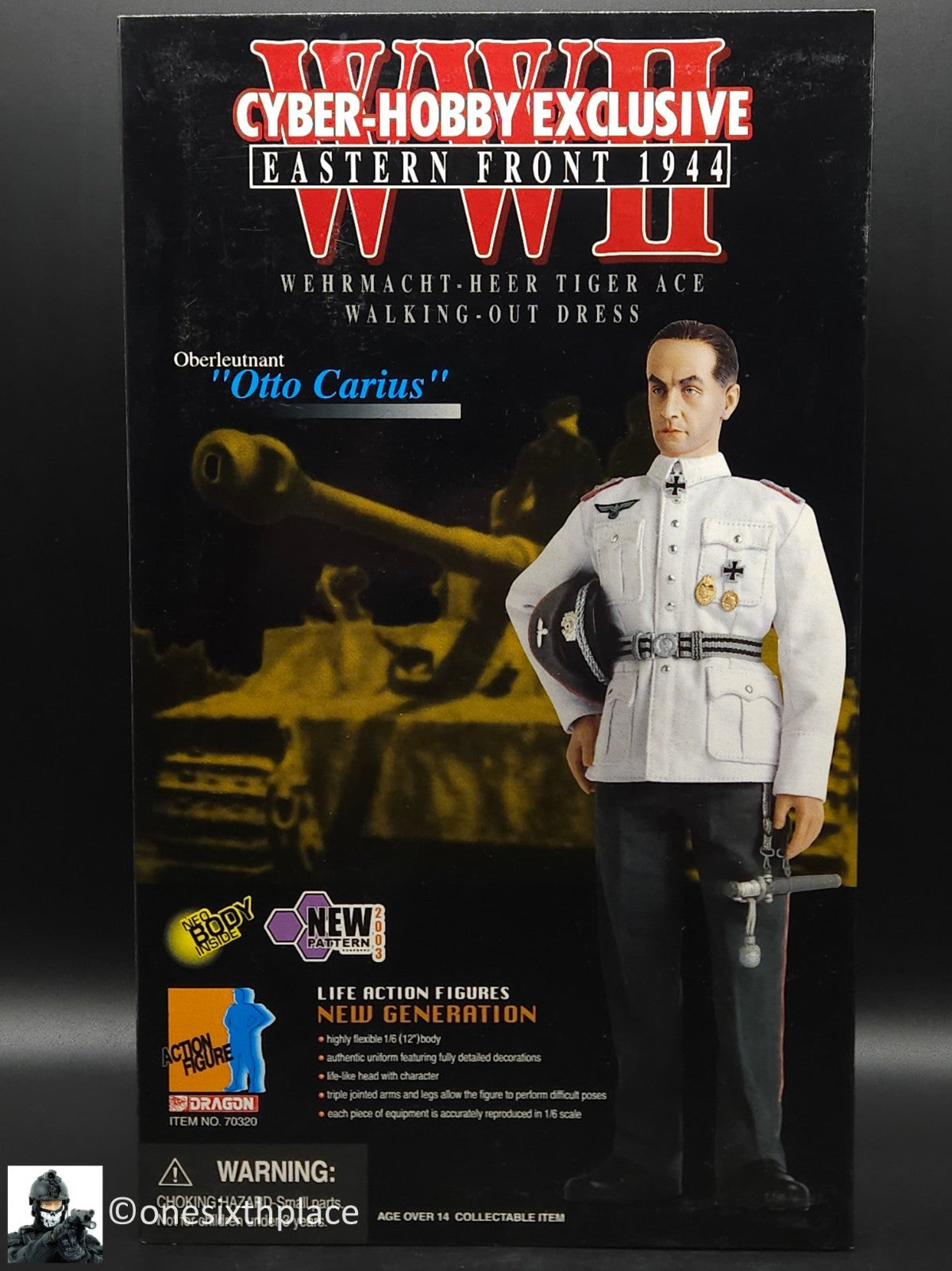 1:6 Dragon Cyber-Hobby WWII German Commander Oberleutnant Otto Carius 12" Figure