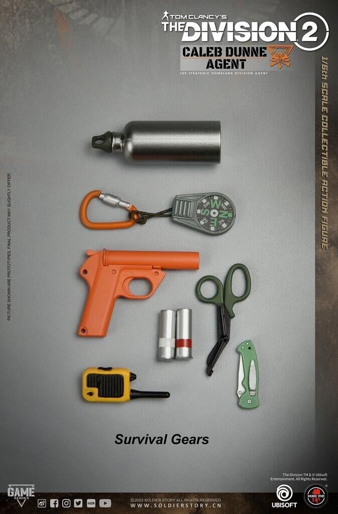 1:6 Soldier Story The Division 2 Agent Caleb Dunne Yellow Mini Radio