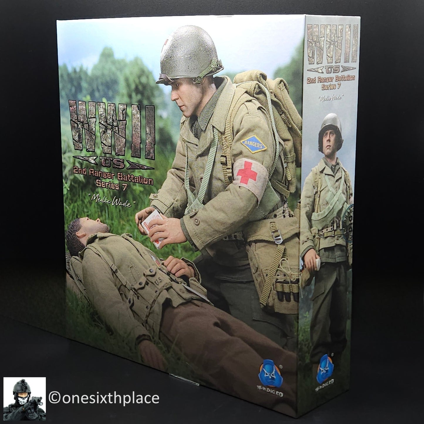 1:6 Scale DiD WWII US 2nd Ranger Battalion Medic Wade 12" Figure A80189