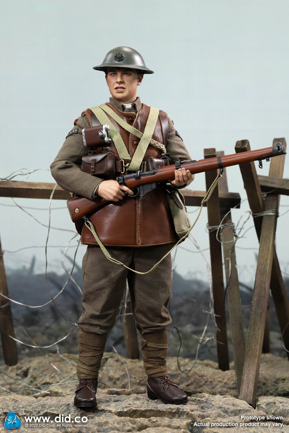 1:6 scale DiD WWI British infantry Lance Corporal Tom 12" Action Figure B11013