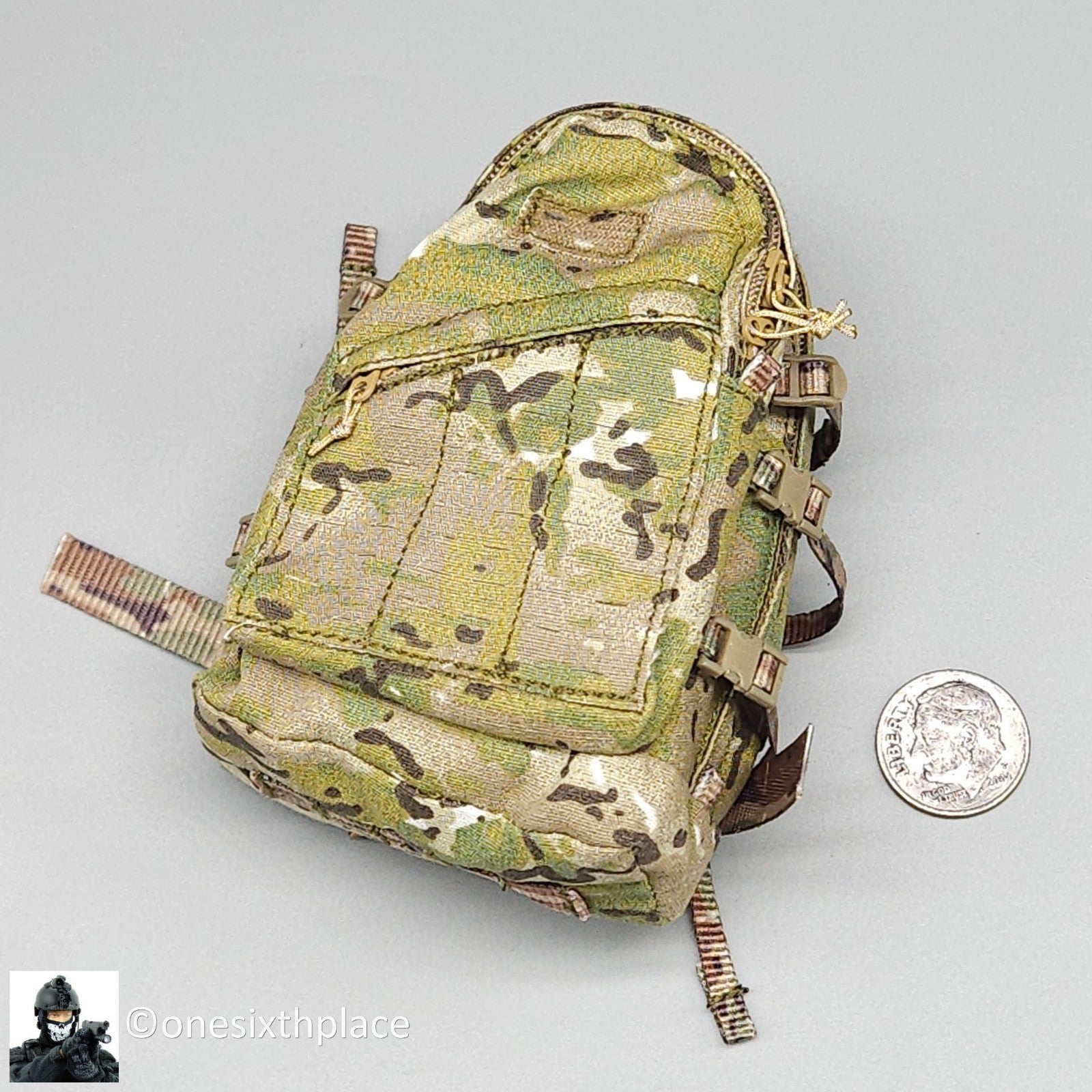 1:6 scale Easy & Simple Coalition Forces Multicam Backpack 12" Figures 26065RA