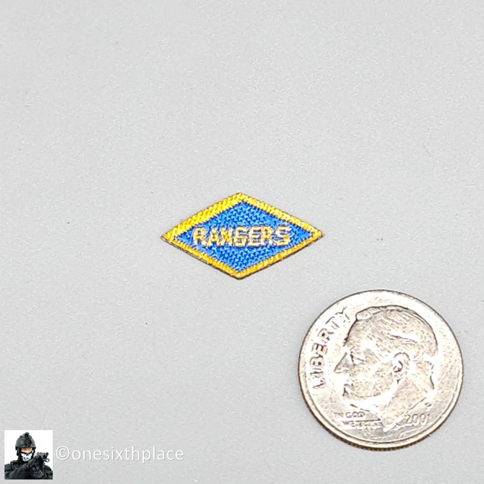 1:6 DiD WWII US 2nd Ranger Sniper Jackson Ranger Patch for 12" Figures