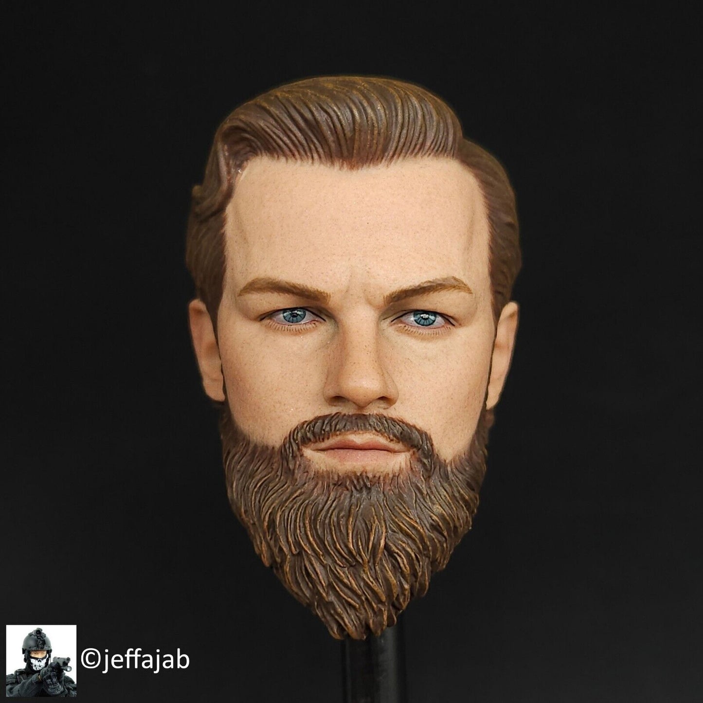 1:6 Easy & Simple Quick Response Force Male Head Sculpt for 12" Figures