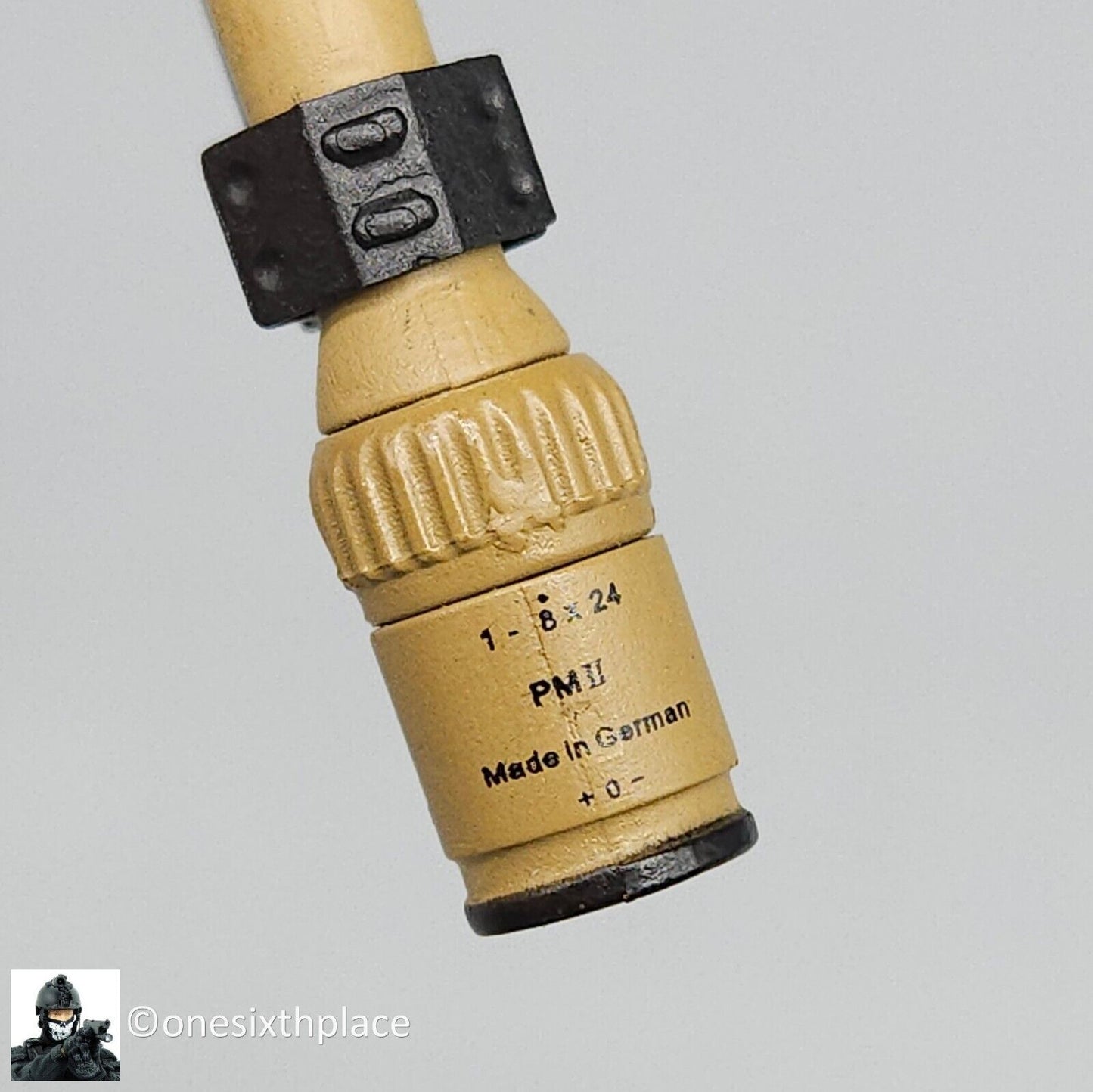 1:6 Easy & Simple PMC Weapon Set C 1-8x24 FDE Rifle Scope for 12" Figures