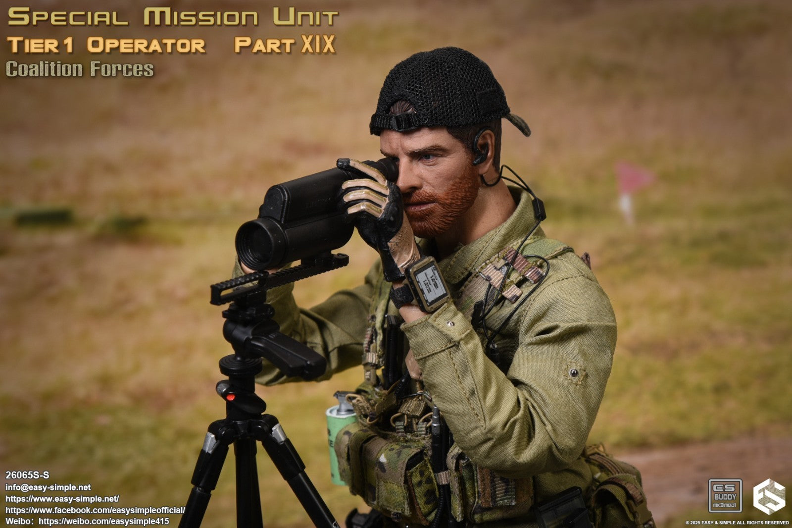 1:6 scale Easy & Simple Coalition Forces SAS Sniper SPOTR Spotting Scope System