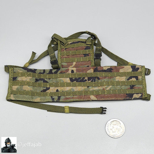 1:6 scale DamToys 75th Ranger Regiment Airborne Woodland Camo RACK Chest Rig
