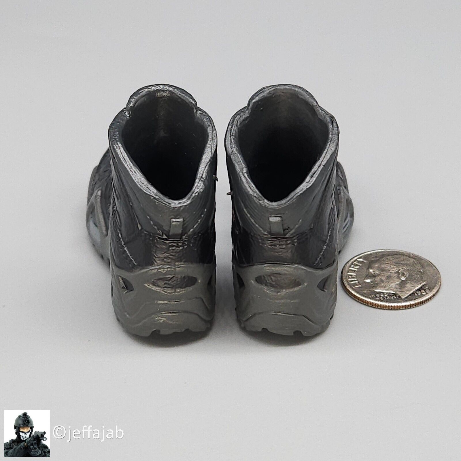 1:6 Mini Times Navy SEAL Special Force GTX Boots (Peg Type) for 12" Figures