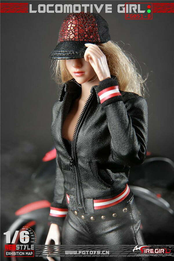 1:6 Fire Girl Locomotive Female Urban Baseball Cap Hat for 12" Figures