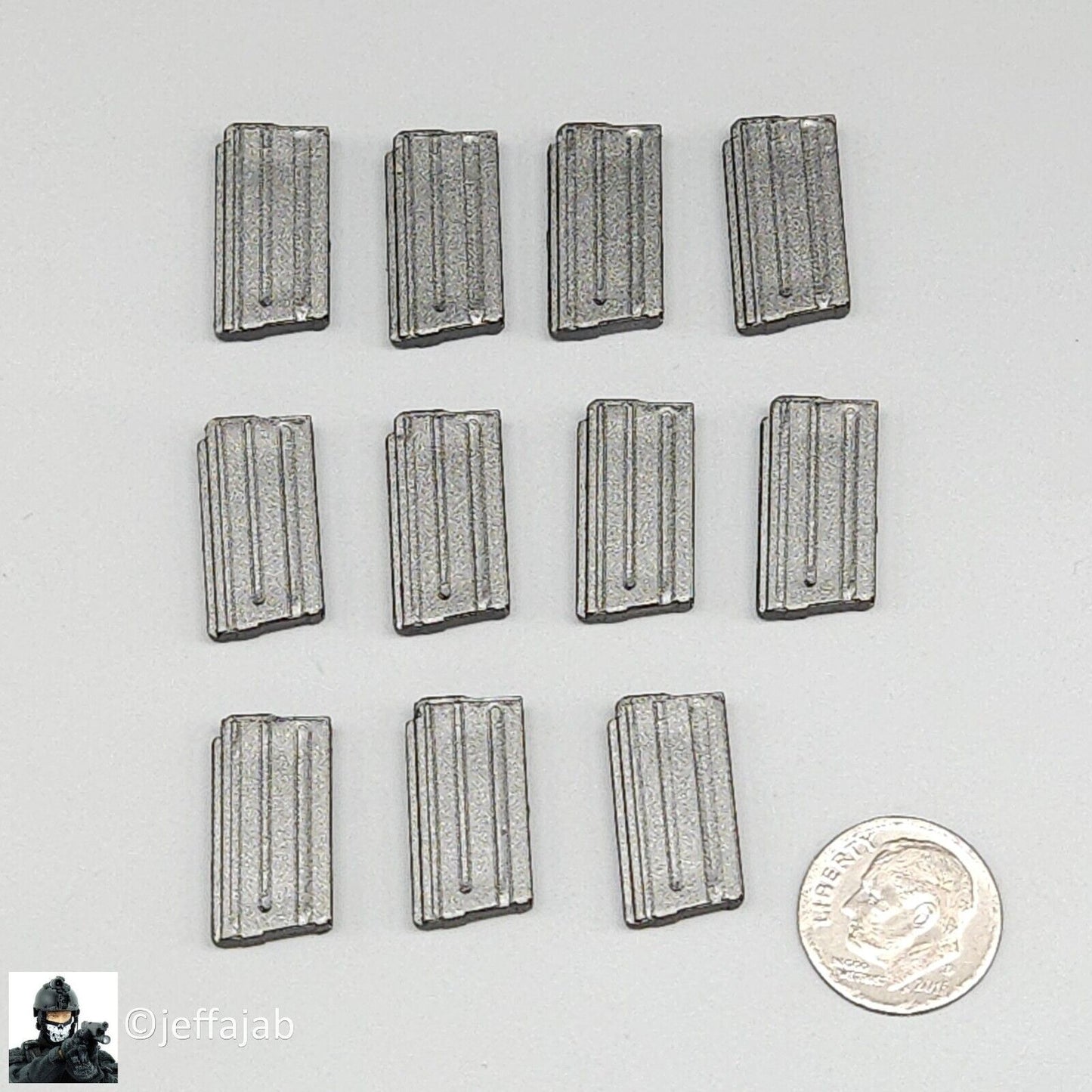 1:6 Ujindou Vietnam MACV-SOG Cross-Border Operation 20rd M16 Ammo Mags (x11)