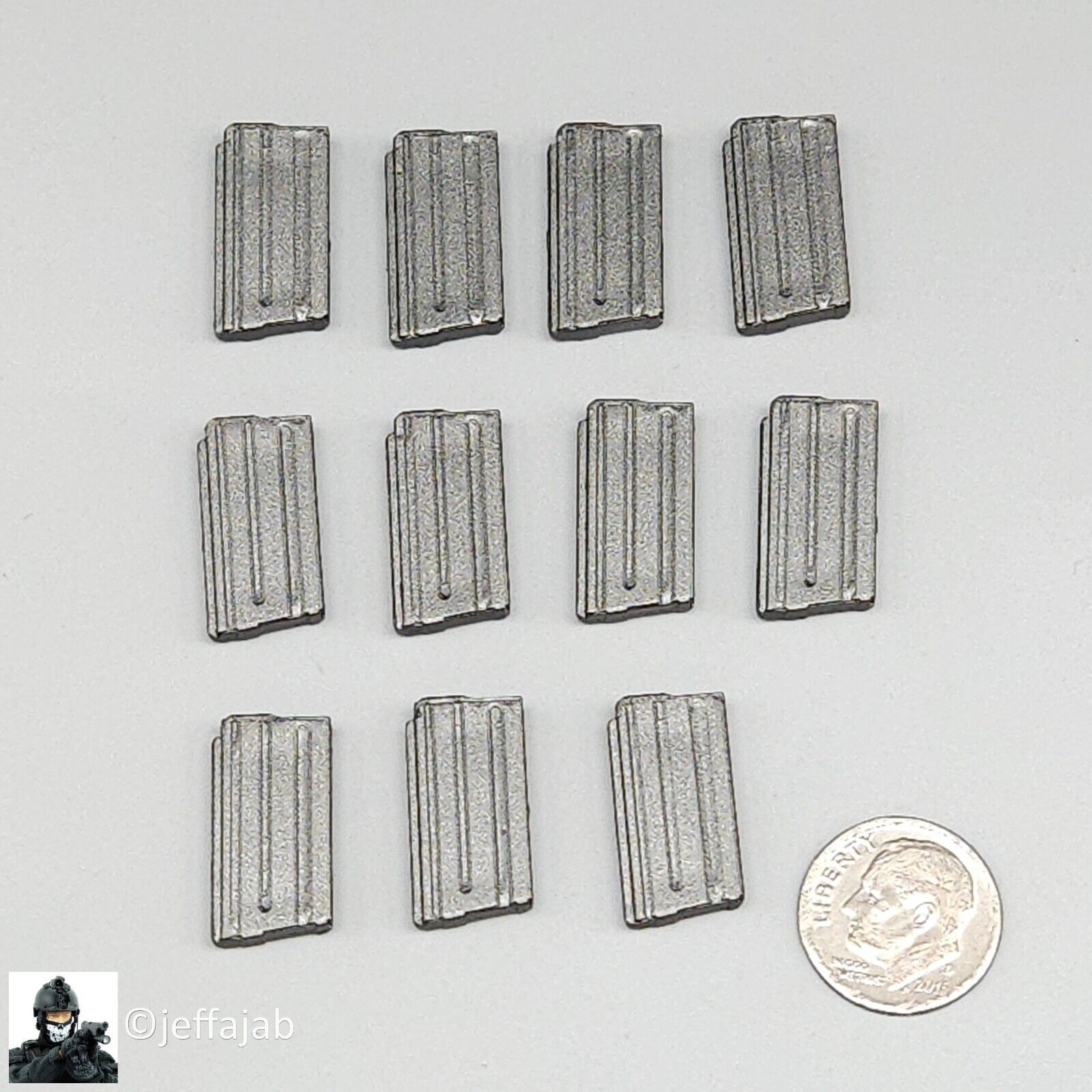 1:6 Ujindou Vietnam MACV-SOG Cross-Border Operation 20rd M16 Ammo Mags (x11)