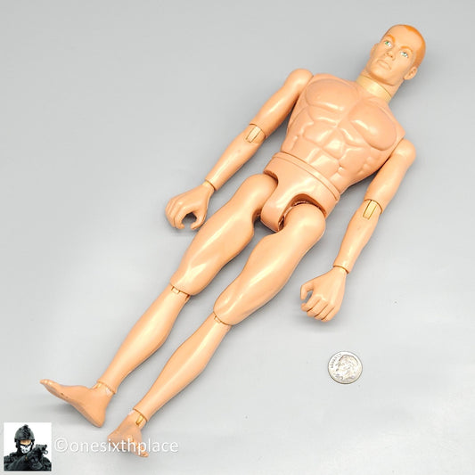 1:6 scale Hasbro GI Joe 1996 Male Nude Body Red Hair Green Eyes 12" Figure