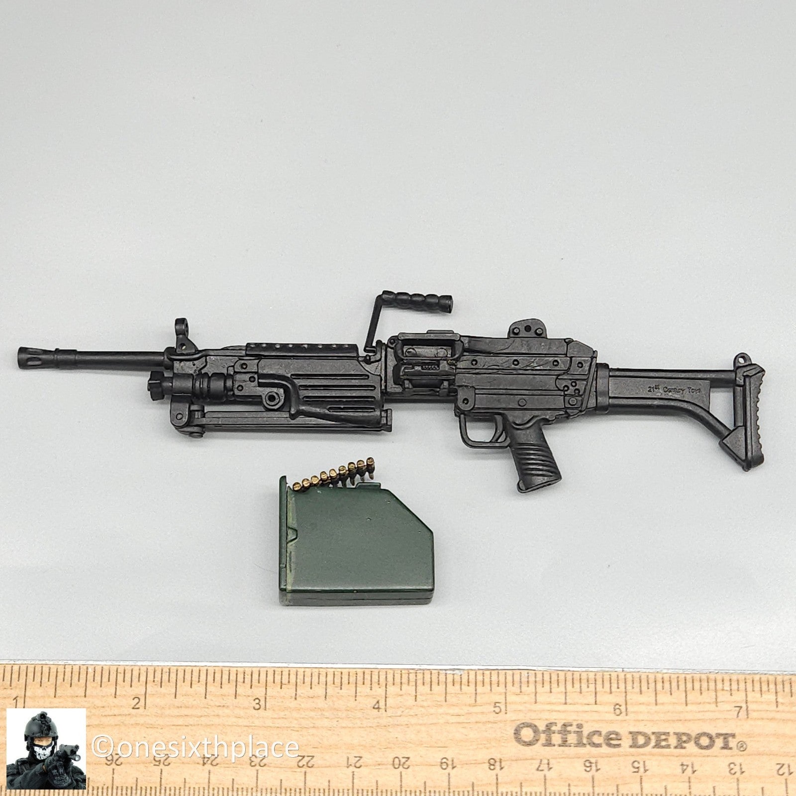 1:6 Ultimate Soldier M249 SAW FN Minimi Machine Gun for 12" Figures BHD Ranger