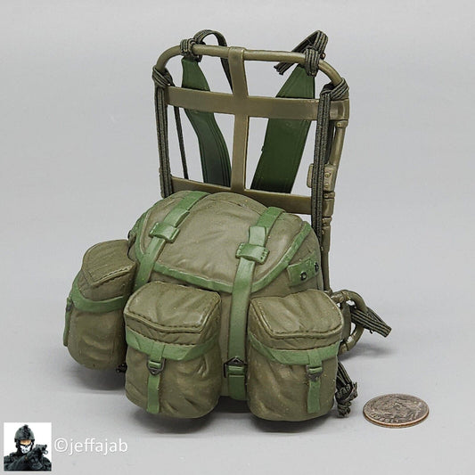 1:6 SOTW Vietnam US Rucksack Backpack & Frame (Plastic) for 12" Figures