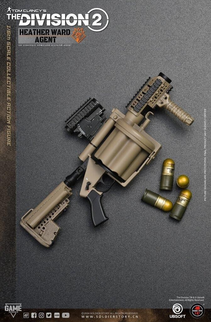 1:6 Soldier Story The Division 2 Agent Heather Ward M9 Pistol w/ MOLLE Holster