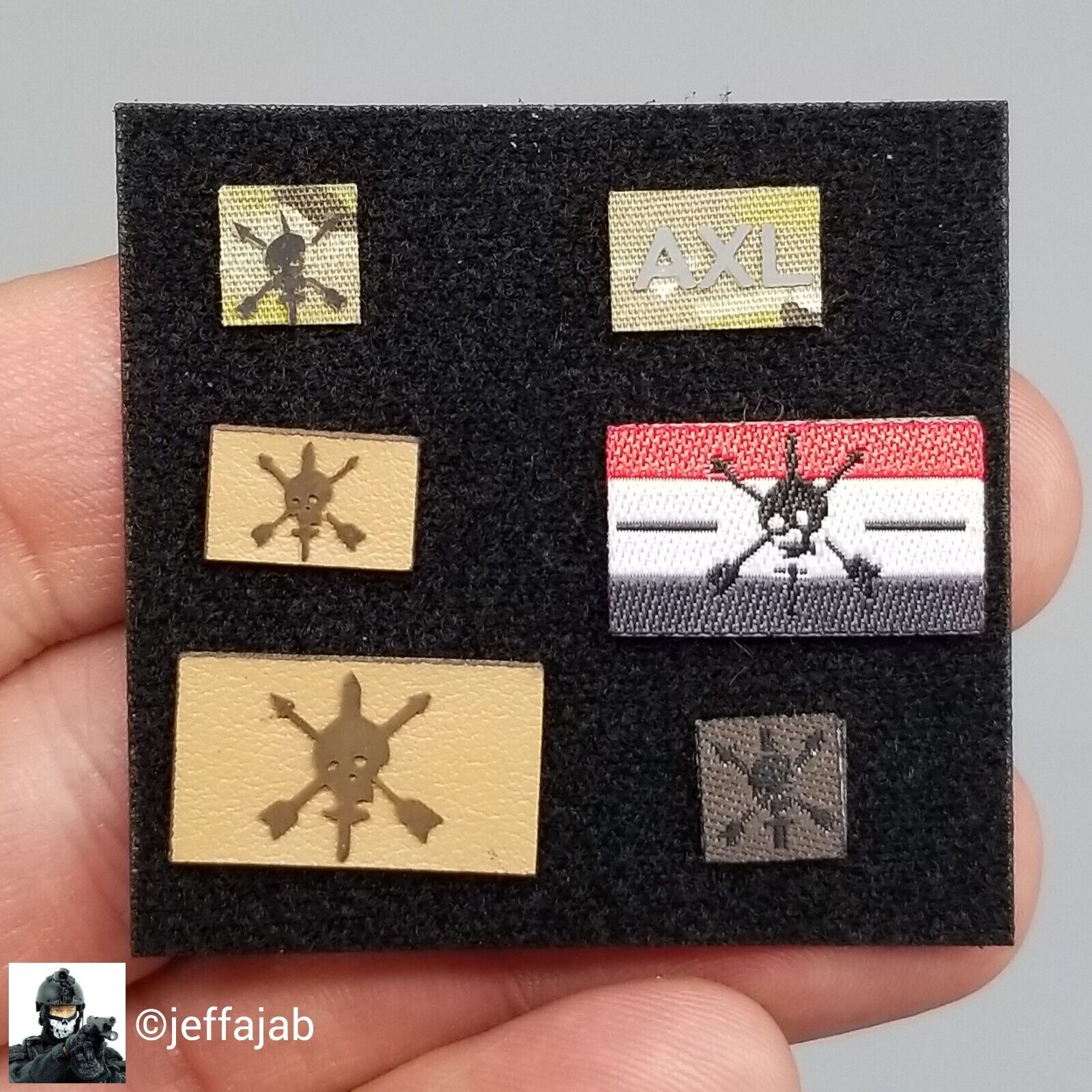 1:6 Easy & Simple Special Forces Group Crisis Response Force Patches Set